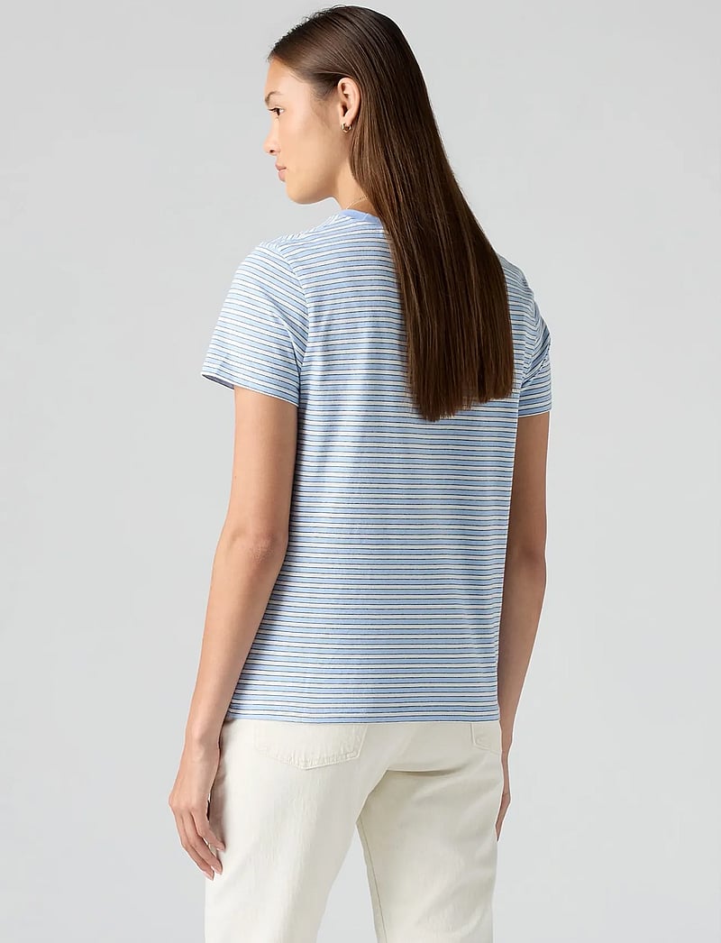 Levi's® - LSE_PERFECT TEE LSE_TEE CHAMBR - t-shirts - blues - 4