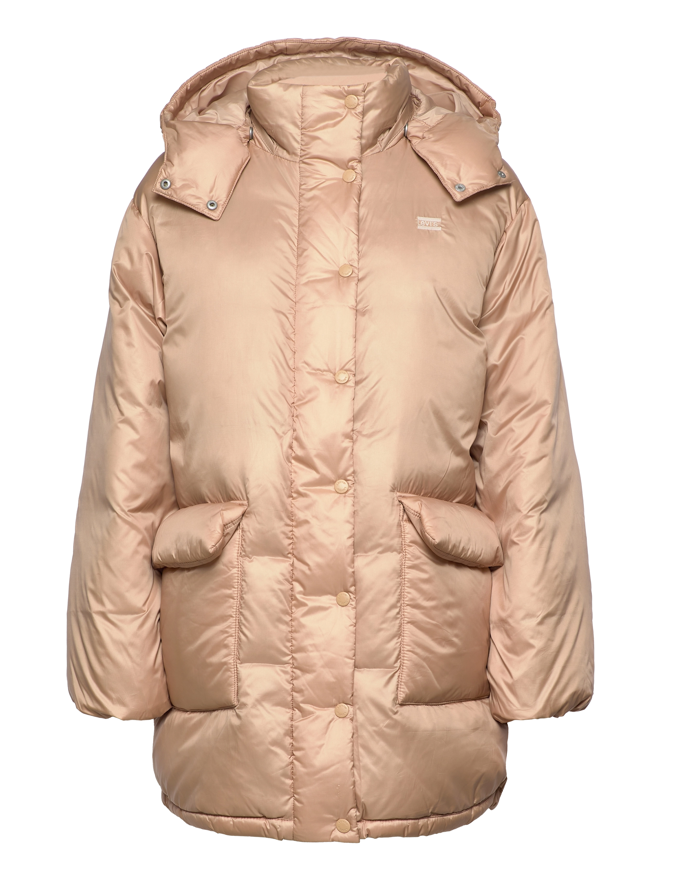 LEVI'S Luna Core Puffer Mid Granola Beige - M - Damen