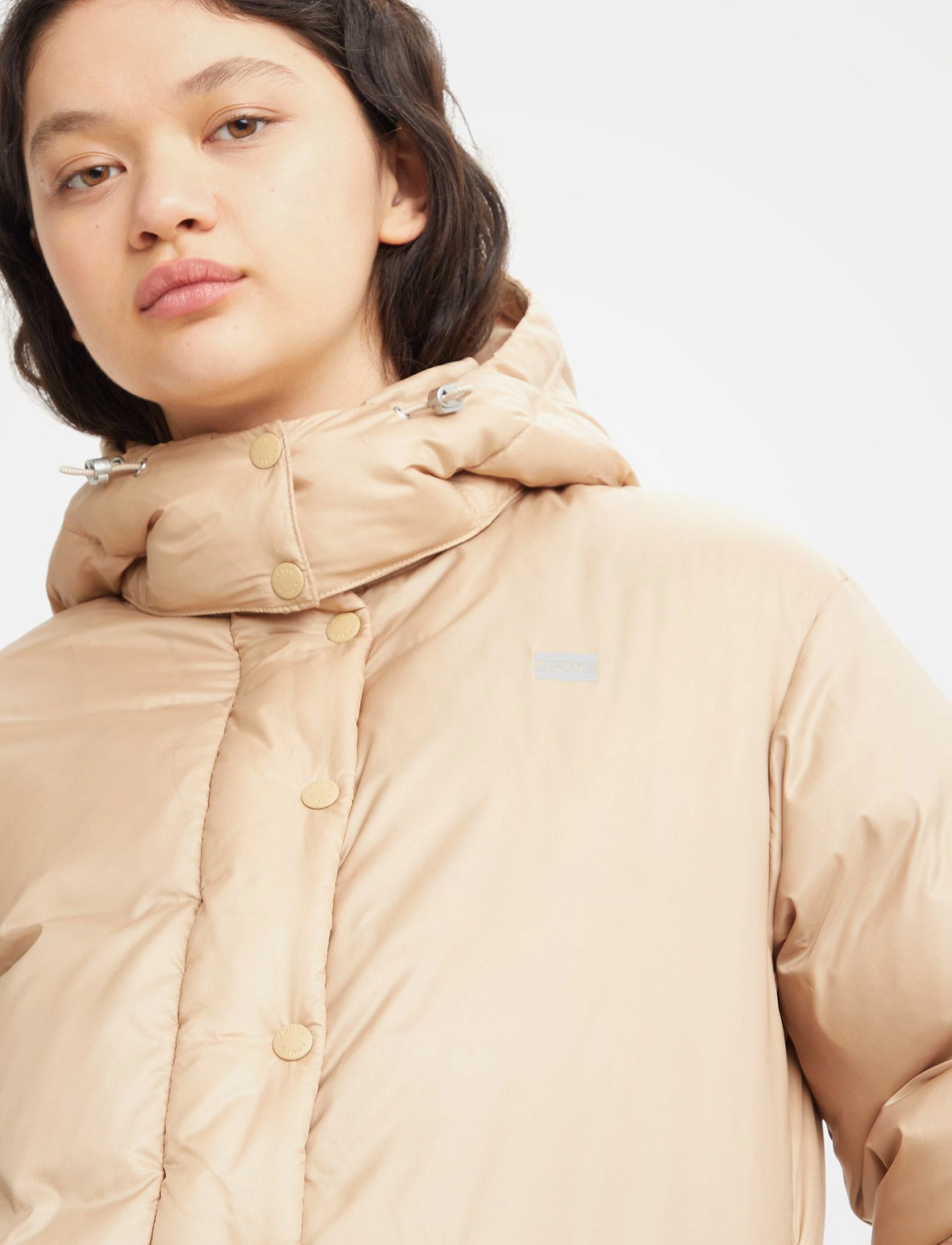 Levi's® - LUNA CORE PUFFER MID GRANOLA - gefütterte & daunenjacken - neutrals - 4