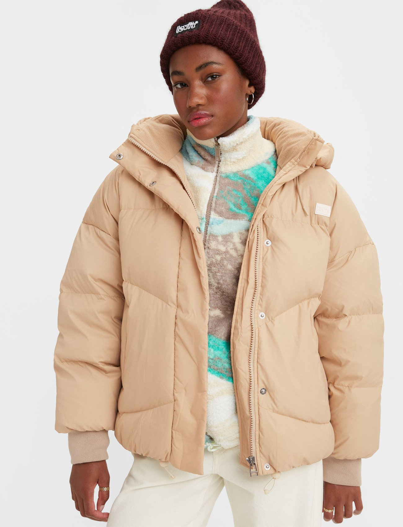 LEVI´S Women - BABY BUBBLE PUFFER GRANOLA - down- & padded jackets - neutrals - 0
