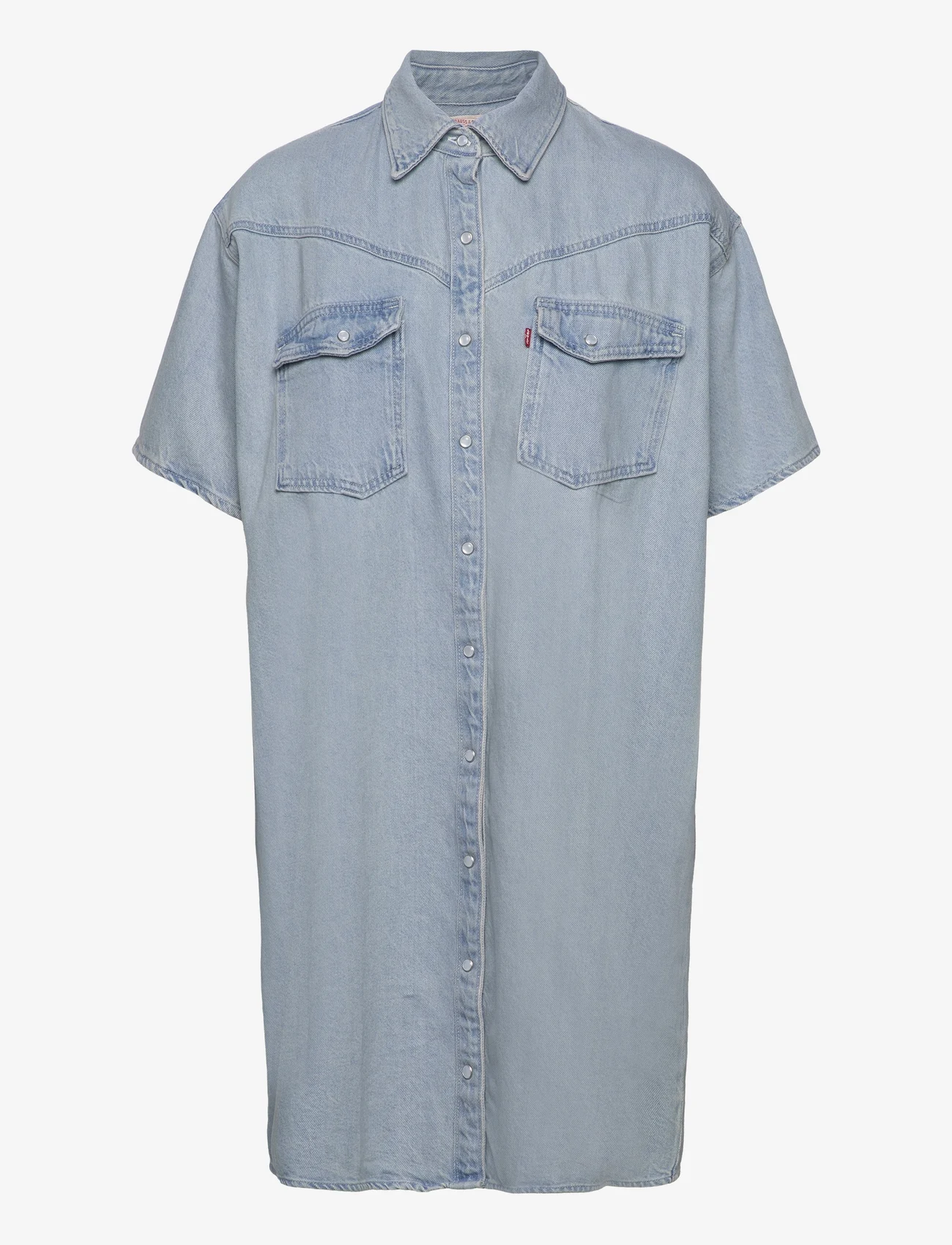 LEVI´S Women - ELOWEN WESTERN DRESS Z3341 IND - jeansjurken - light indigo - worn in - 0