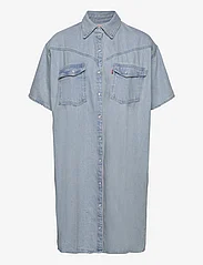 LEVI´S Women - ELOWEN WESTERN DRESS Z3341 IND - denimkjoler - light indigo - worn in - 0