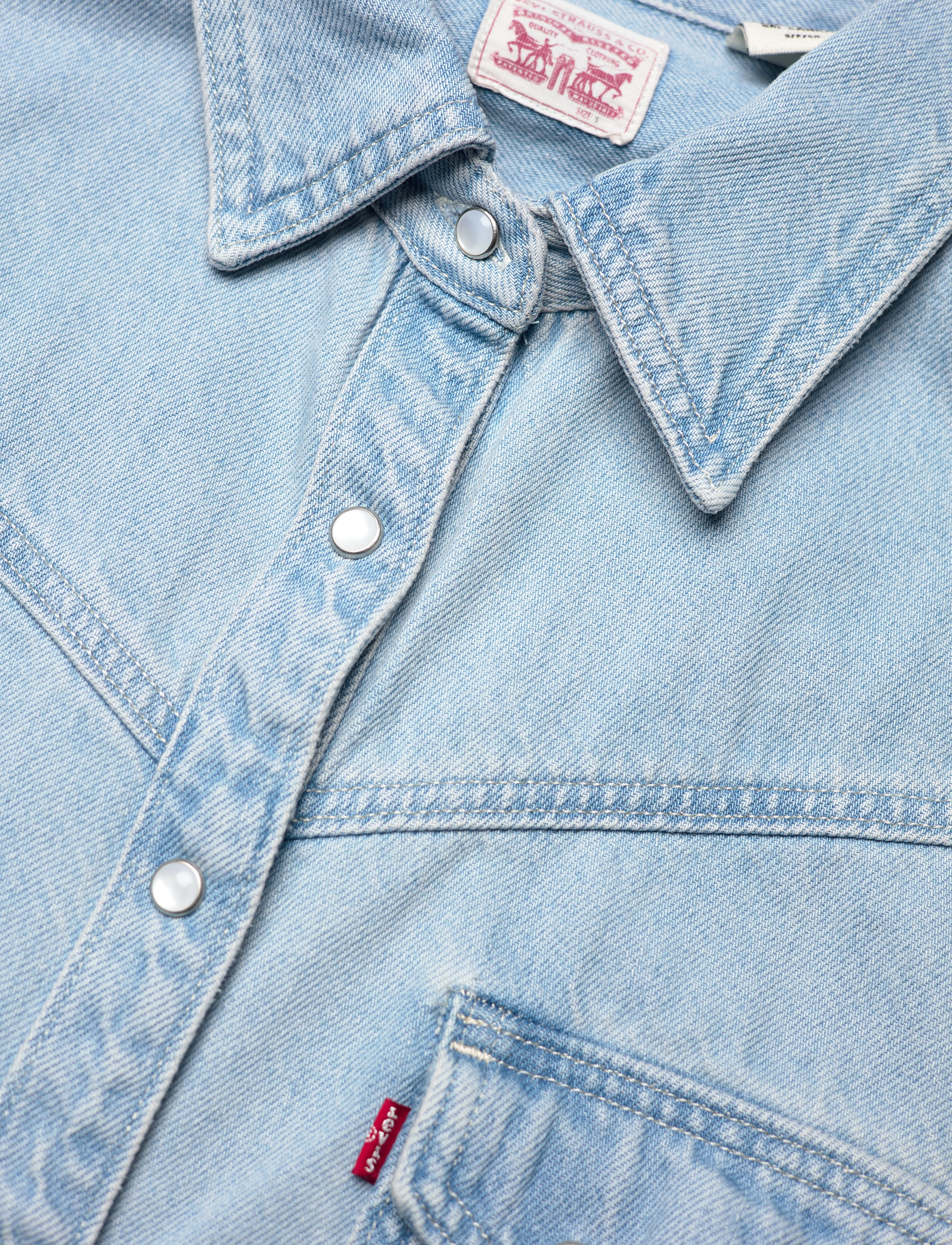 LEVI´S Women - DORSEY XL WESTERN Z3341 INDIGO - light indigo - worn in - 5