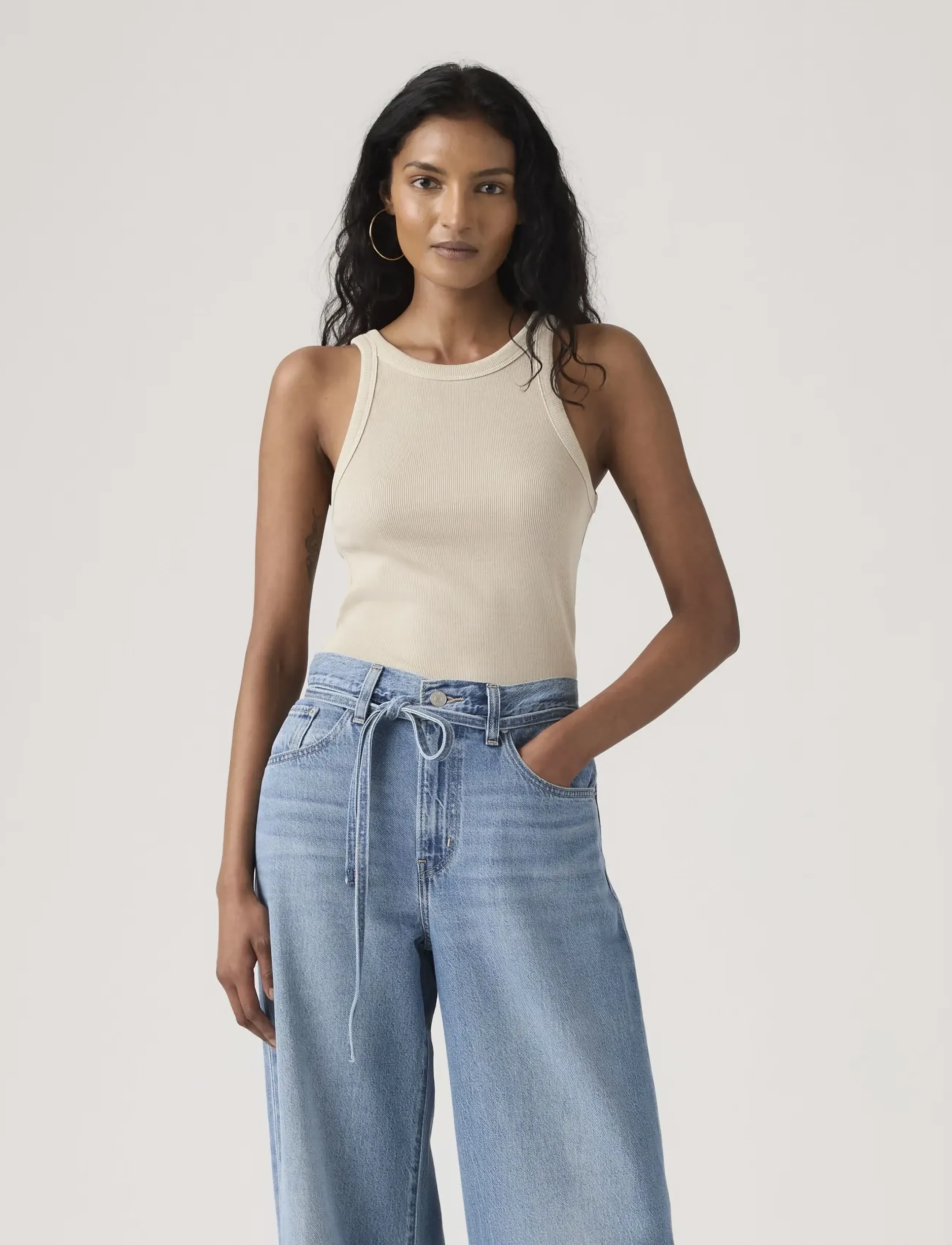 Levi's® - ESSENTIAL RACER TANK GARMENT D - Ärmellose tops - greys - 5