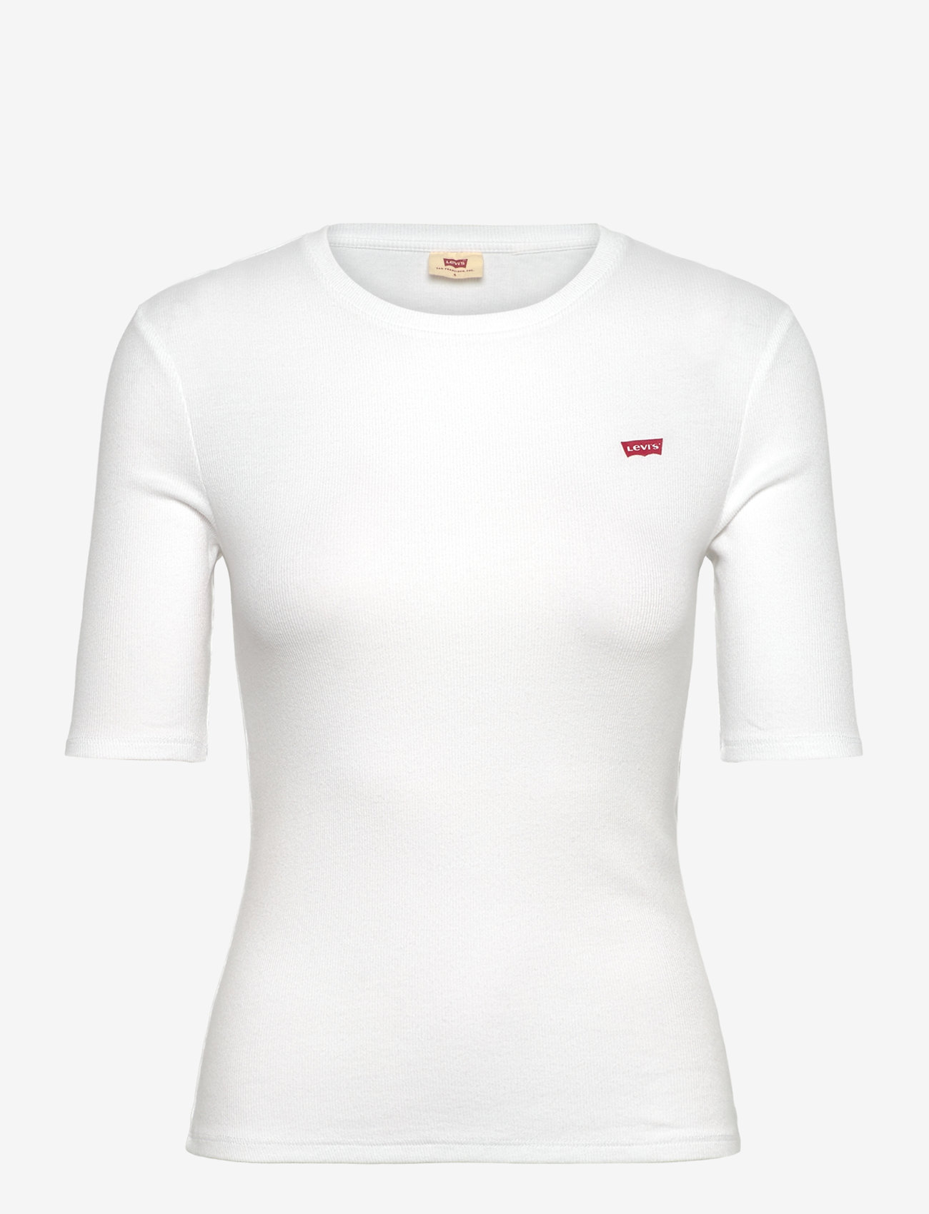 Levi's® - LUCA SLIM TEE WHITE + RIB KNIT - t-shirts - neutrals - 1