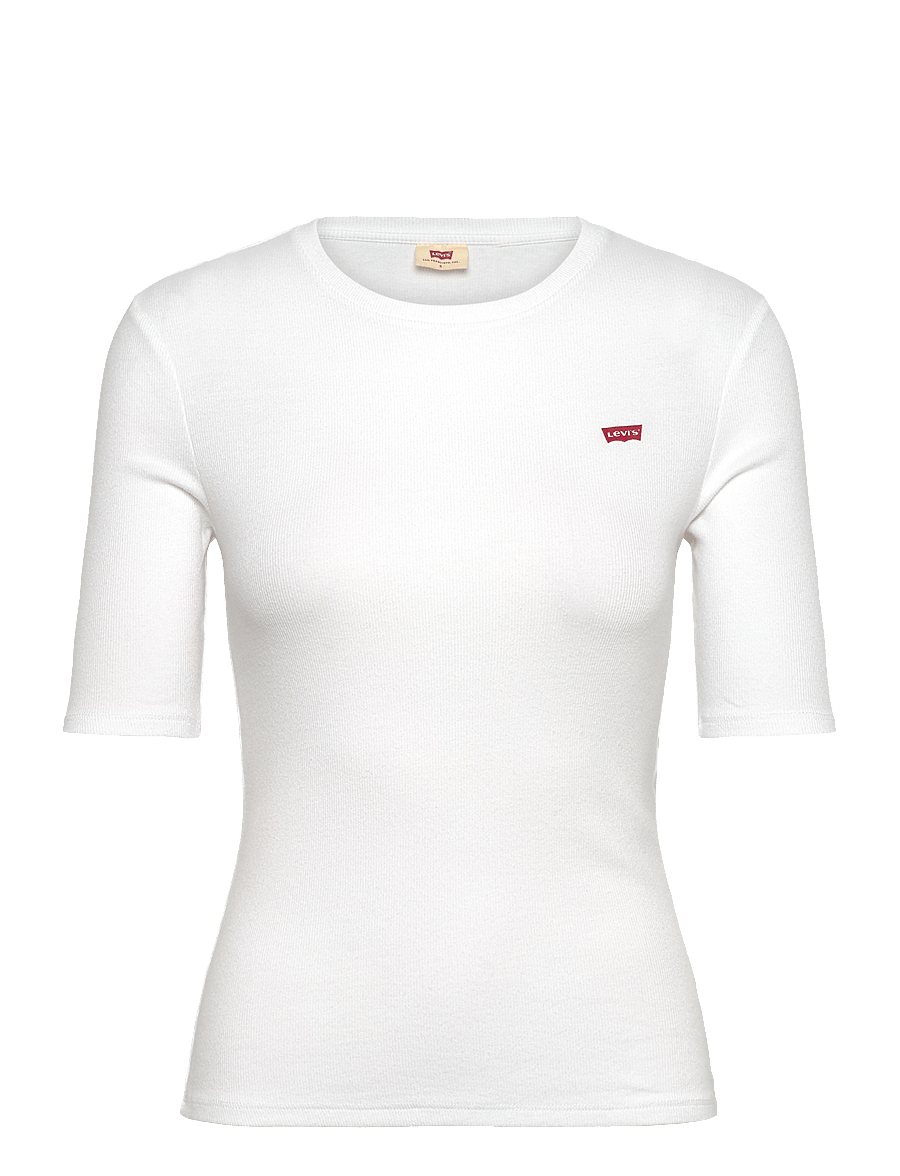 Levi's® - LUCA SLIM TEE WHITE + RIB KNIT - t-shirts - neutrals - 1