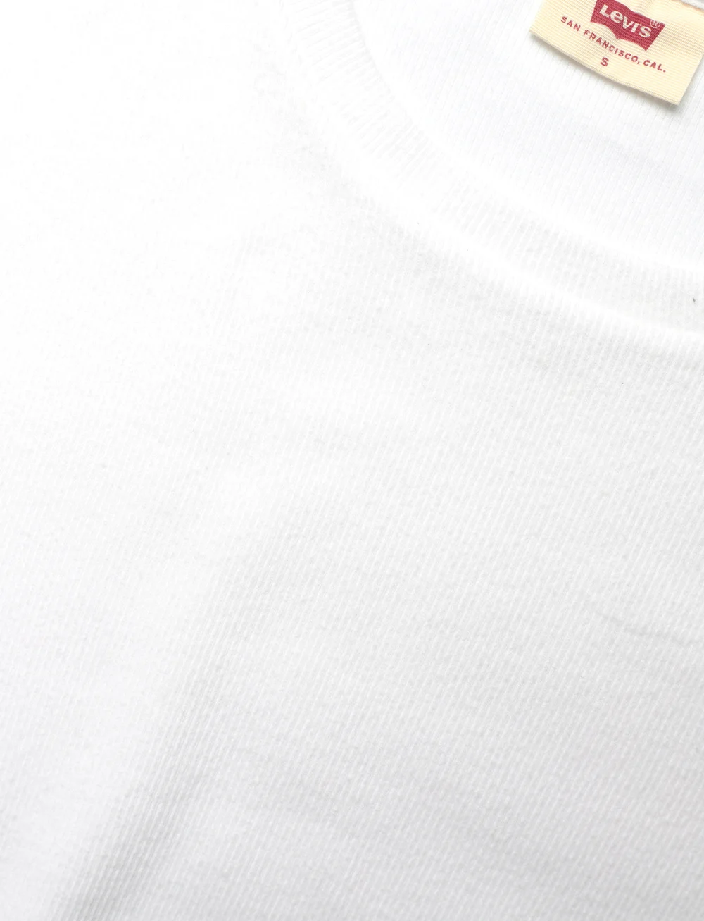 Levi's® - LUCA SLIM TEE WHITE + RIB KNIT - t-shirts - neutrals - 2
