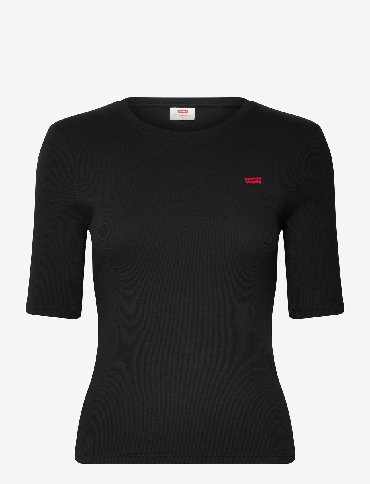 Levi's® LUCA SLIM TEE CAVIAR RIB KNIT - Levi's® - BLACKS / black