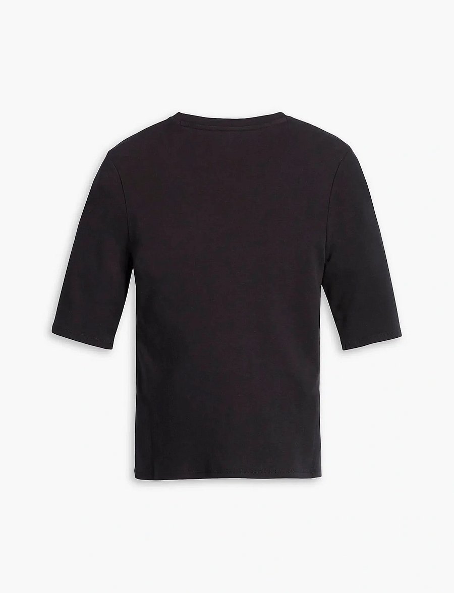 Levi's® - LUCA SLIM TEE CAVIAR RIB KNIT - alltags-style - blacks - 2