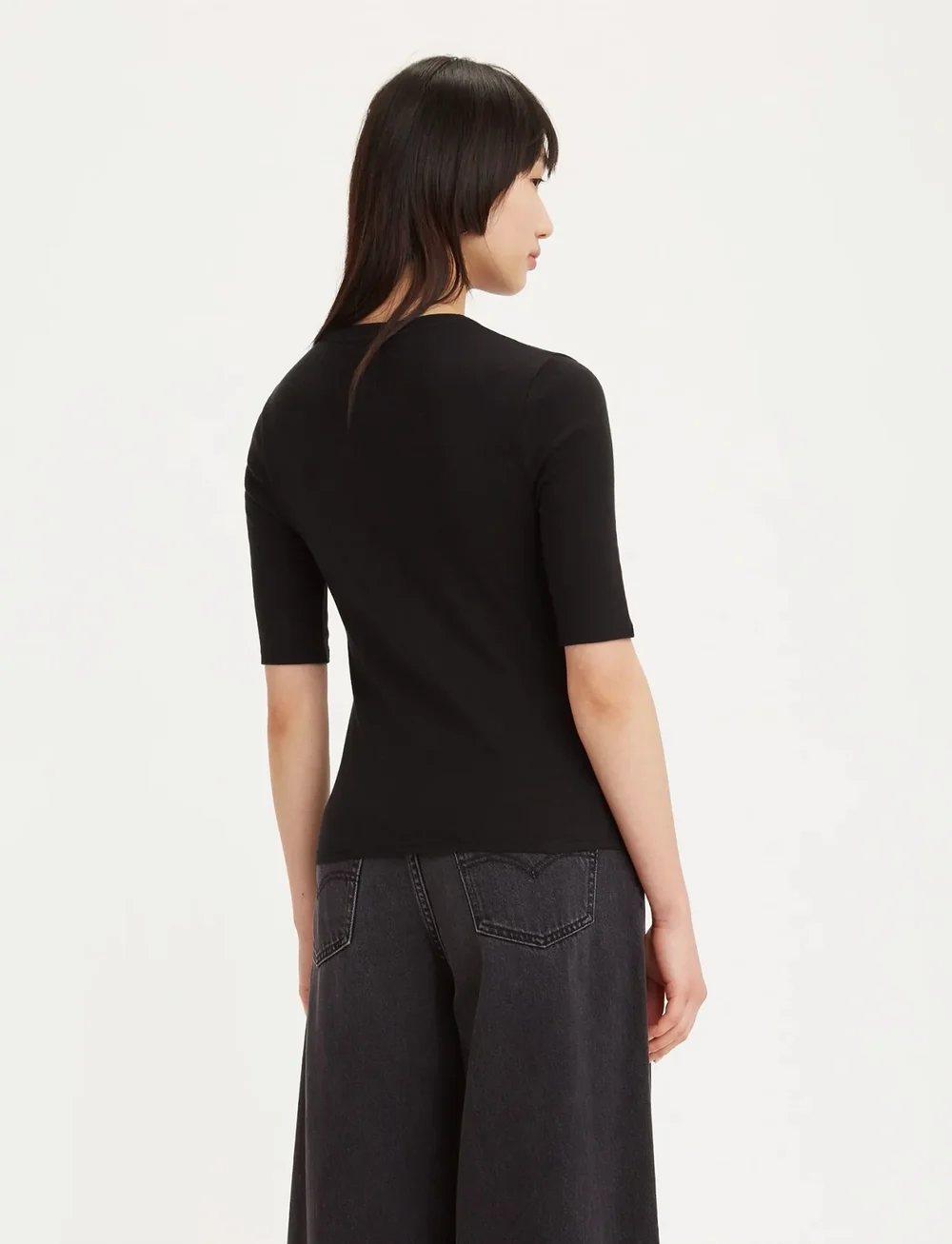 Levi's® - LUCA SLIM TEE CAVIAR RIB KNIT - hverdags stil - blacks - 3