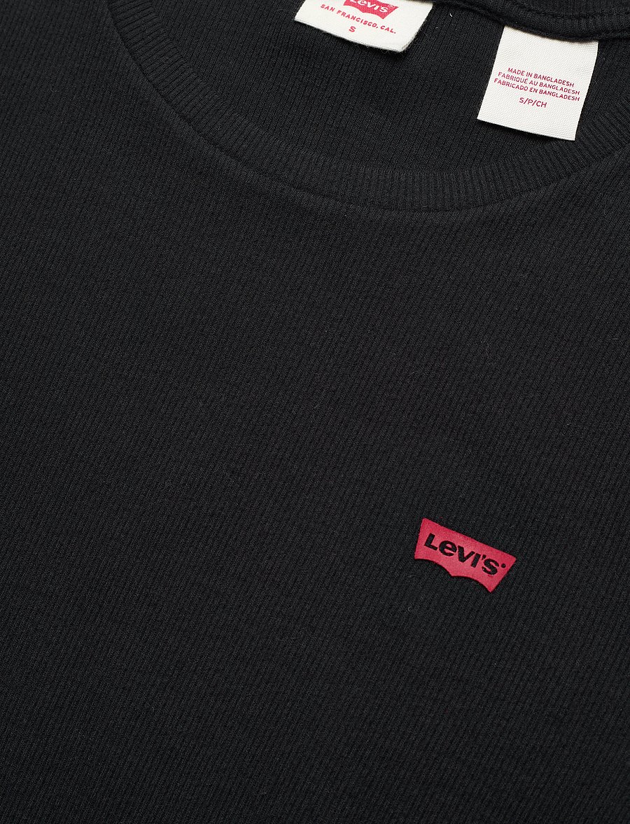 Levi's® - LUCA SLIM TEE CAVIAR RIB KNIT - alltags-style - blacks - 4