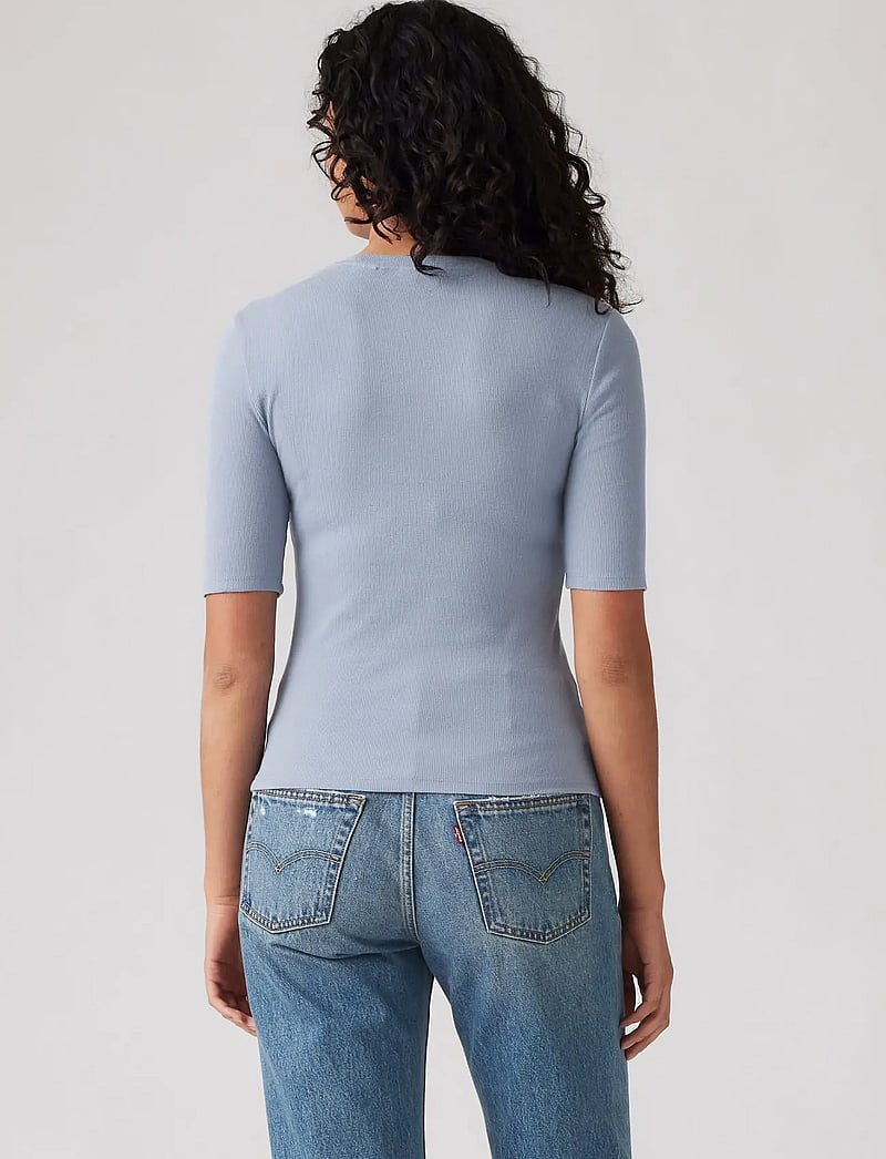 Levi's® - LUCA SLIM TEE CLIFF RIB - t-shirts - blues - 3