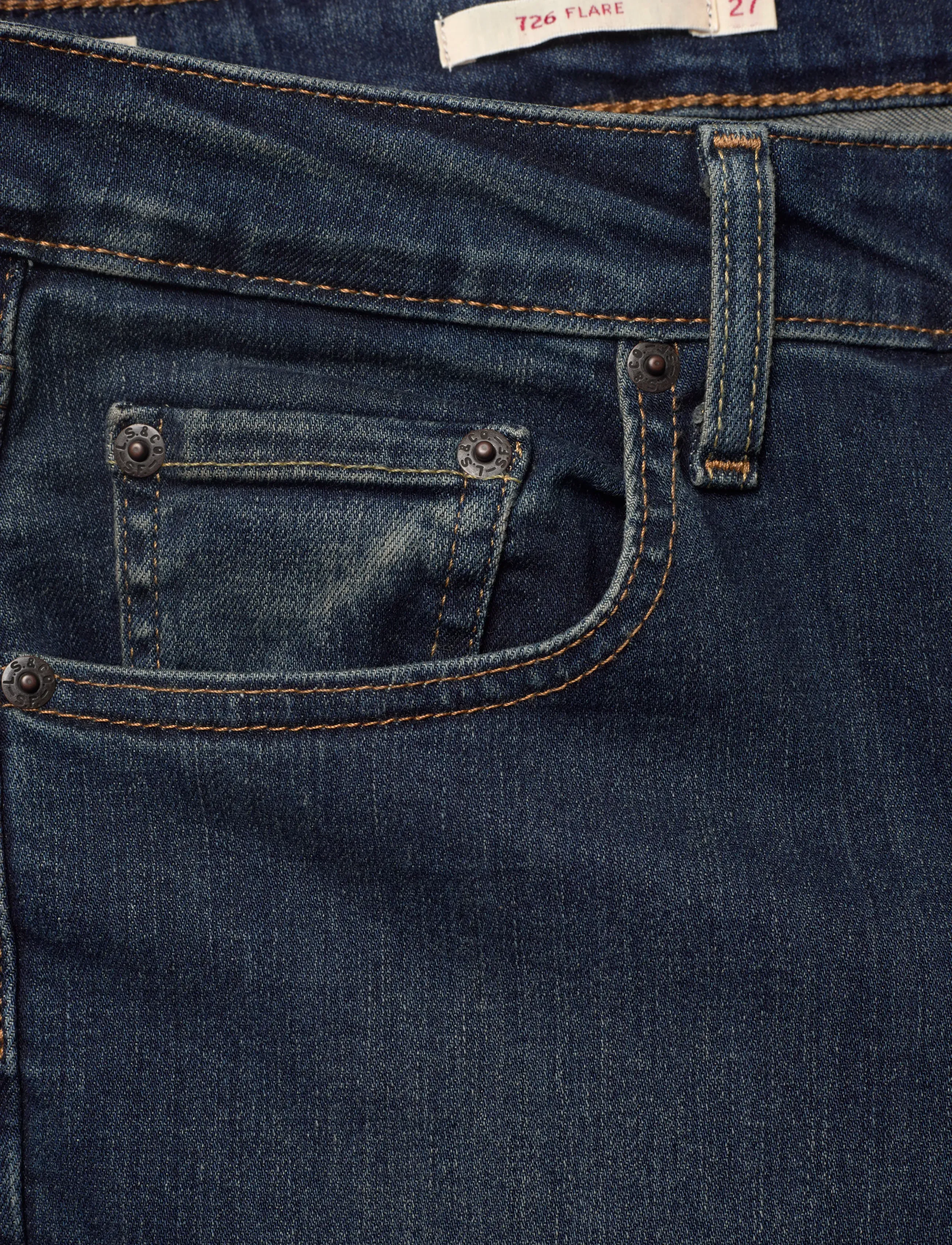 Levi's® - 726 HR FLARE BLUE SWELL - schlaghosen - dark indigo - worn in - 3