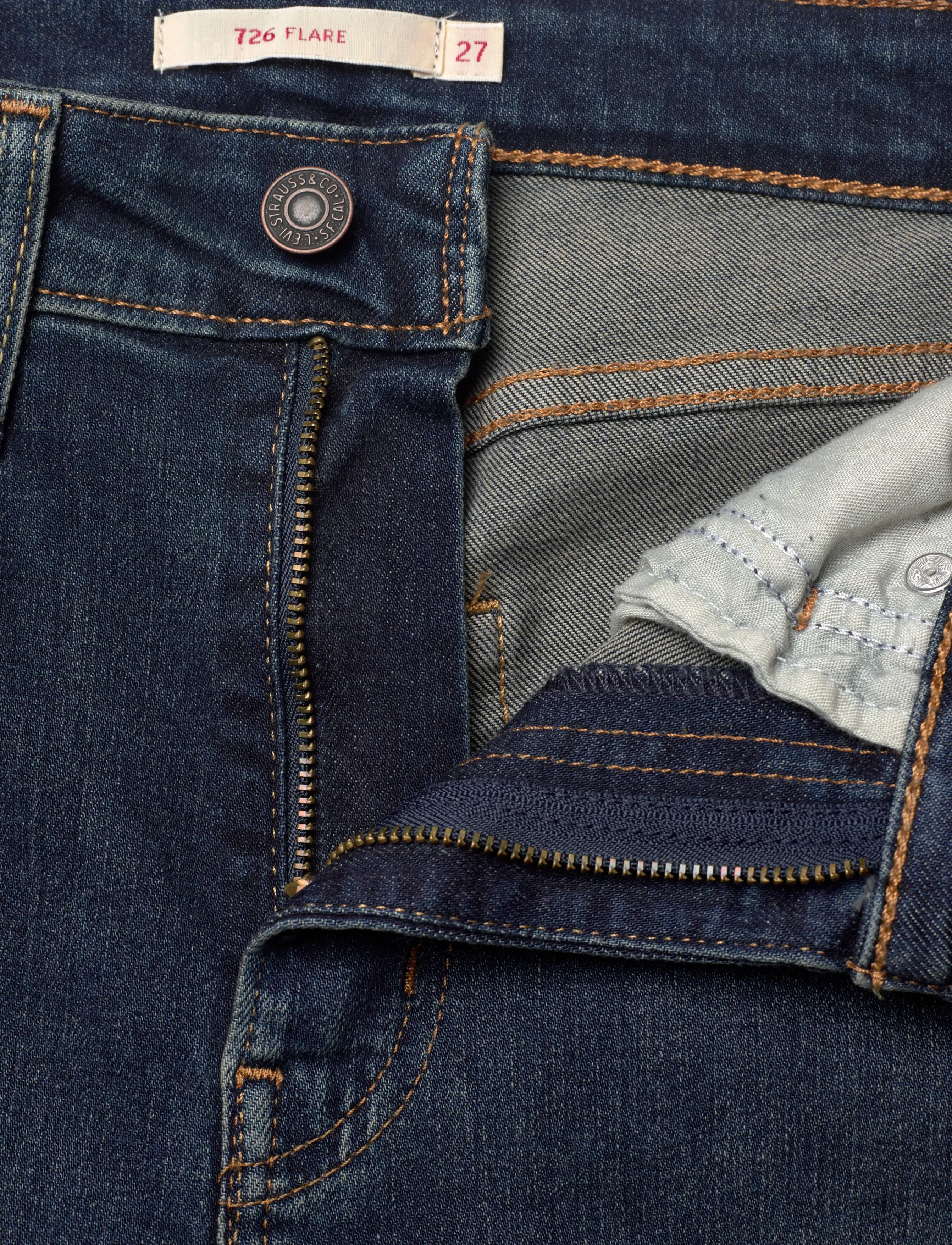 Levi's® - 726 HR FLARE BLUE SWELL - schlaghosen - dark indigo - worn in - 4