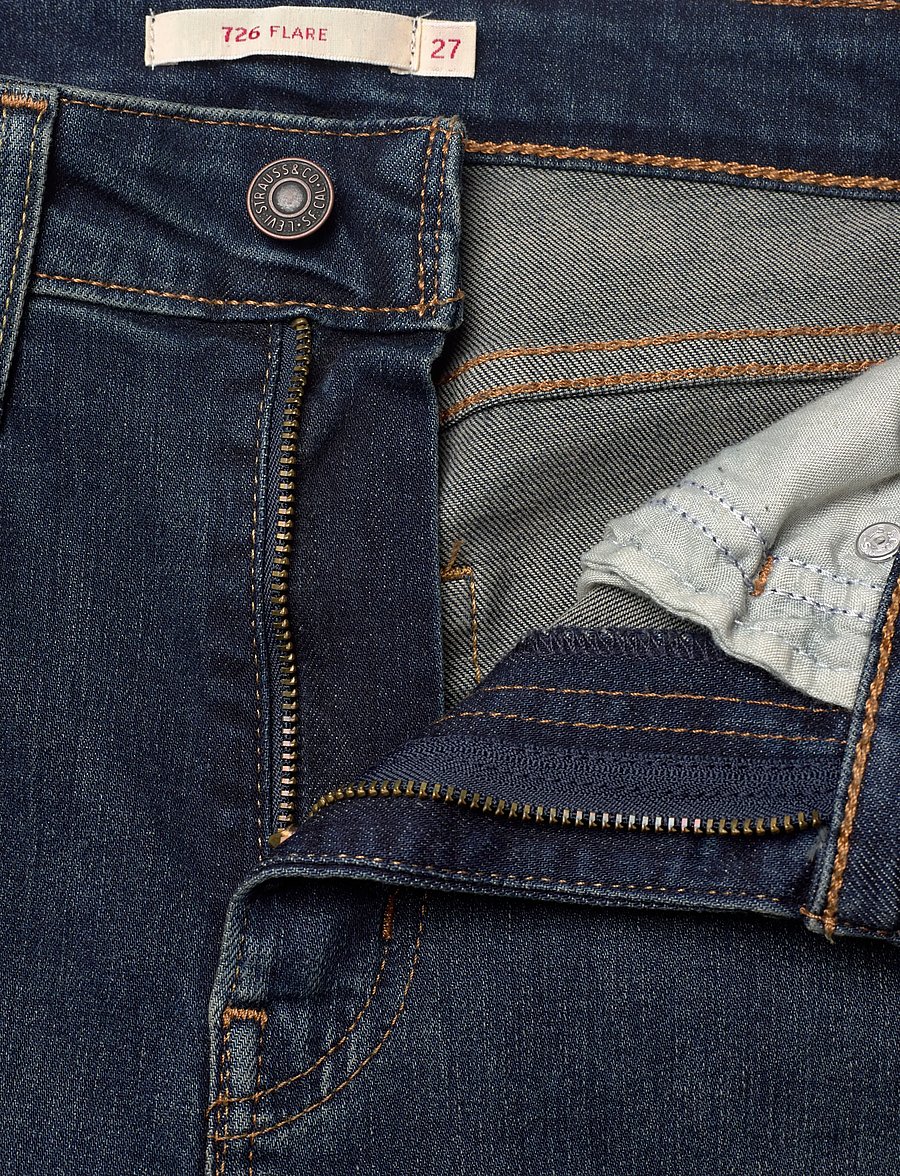 Levi's® - 726 HR FLARE BLUE SWELL - schlaghosen - dark indigo - worn in - 4
