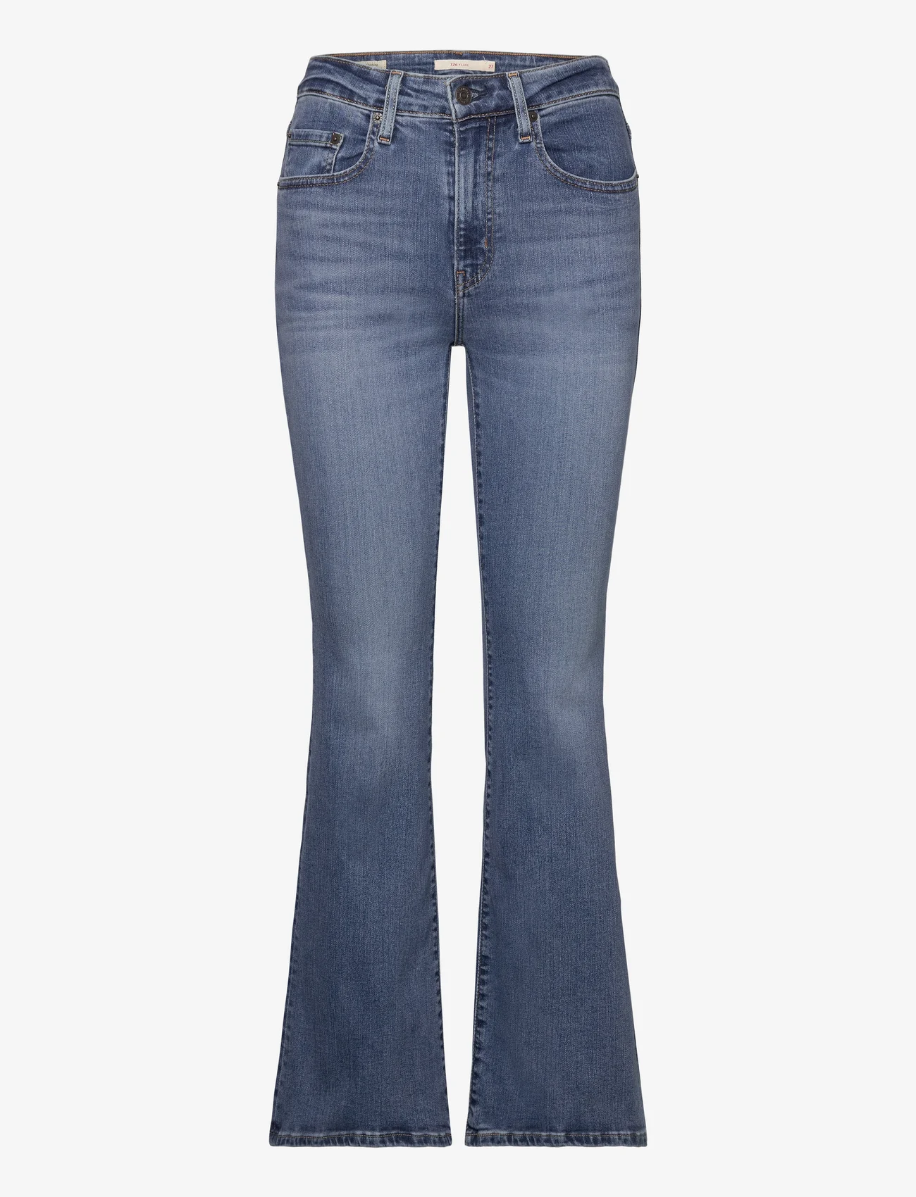 LEVI´S Women - 726 HR FLARE BLUE WAVE MID - flared jeans - med indigo - worn in - 0