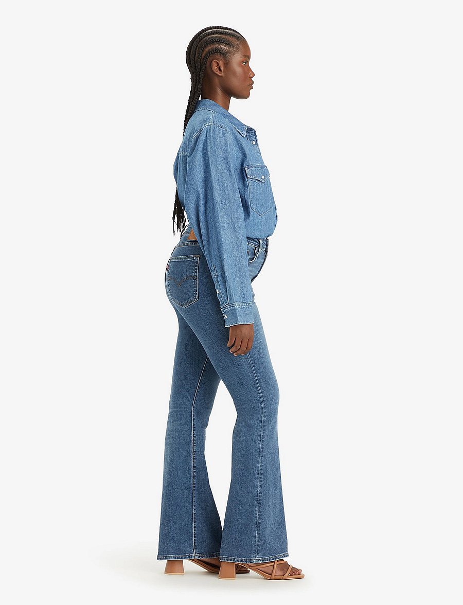 Levi's® - 726 HR FLARE BLUE WAVE MID - flared jeans - med indigo - worn in - 5