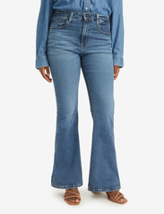 LEVI´S Women - 726 HR FLARE BLUE WAVE MID - flared jeans - med indigo - worn in - 6