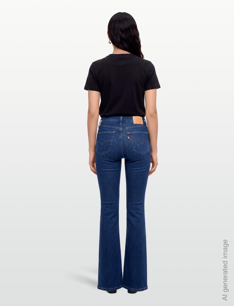 Levi's® - 726 HR FLARE TRUE BLUE DARK - schlaghosen - dark indigo - worn in - 4
