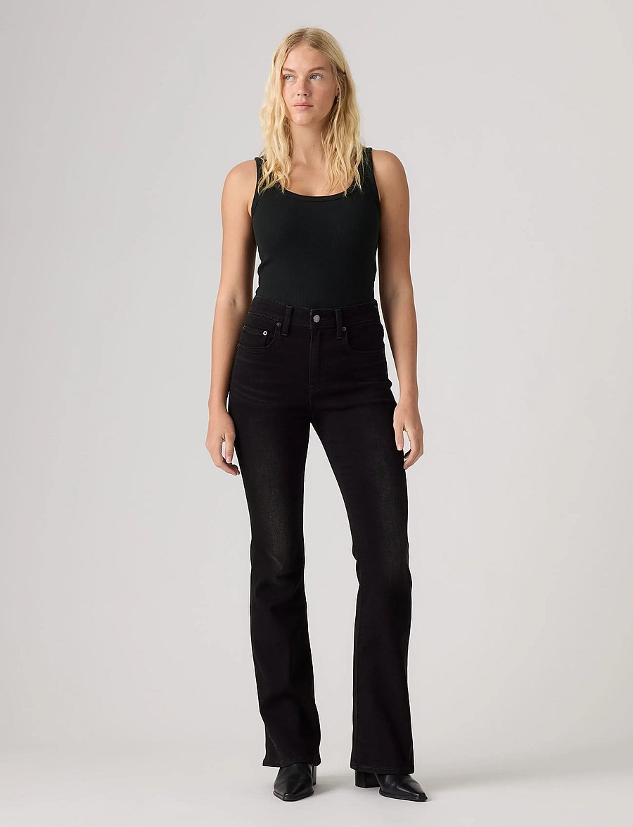 Levi's® - 726 HR FLARE WORN MIDNIGHT - schlaghosen - blacks - 3