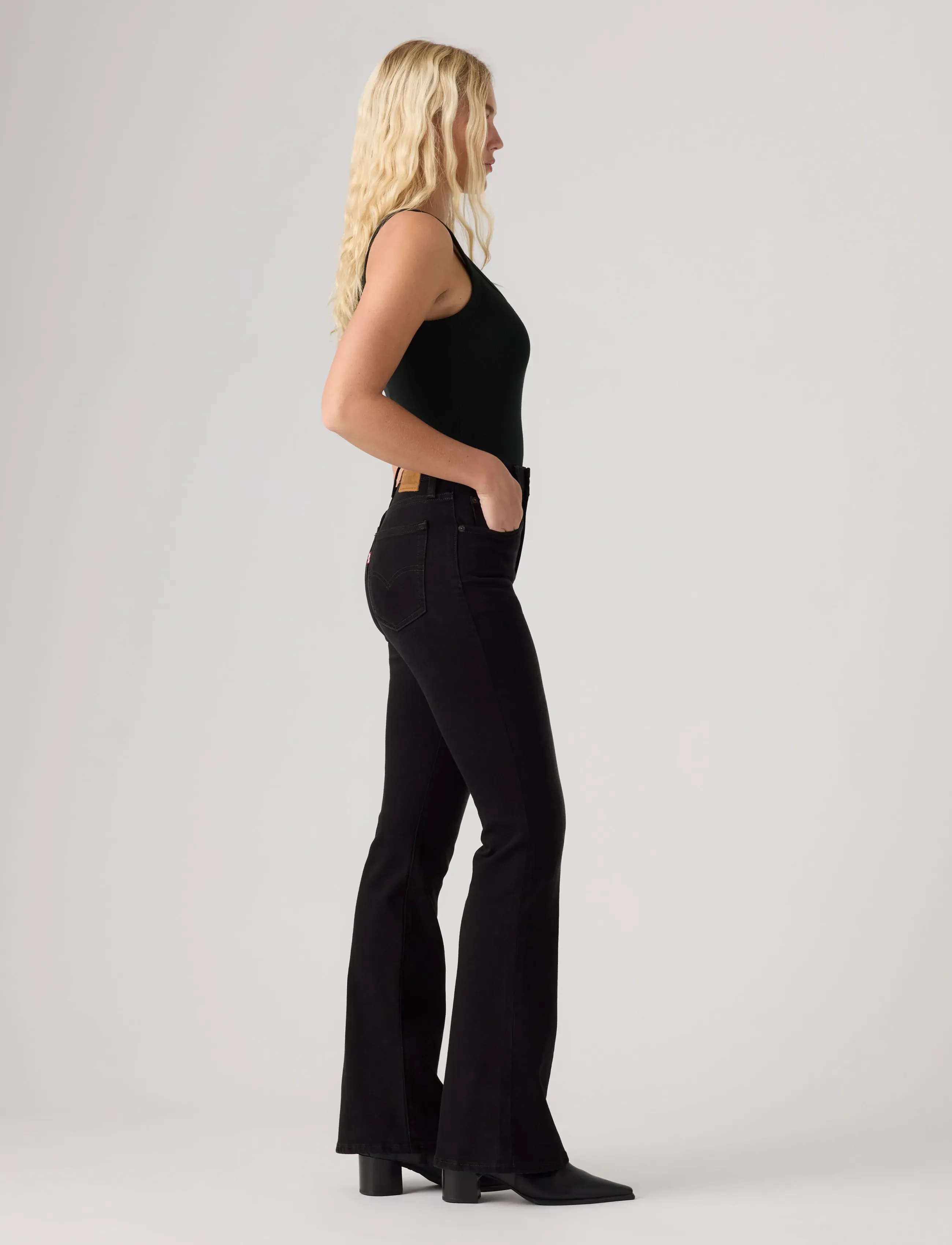 LEVIS ® 726 Hr Flare Worn Midnight jeans dam – bild 6