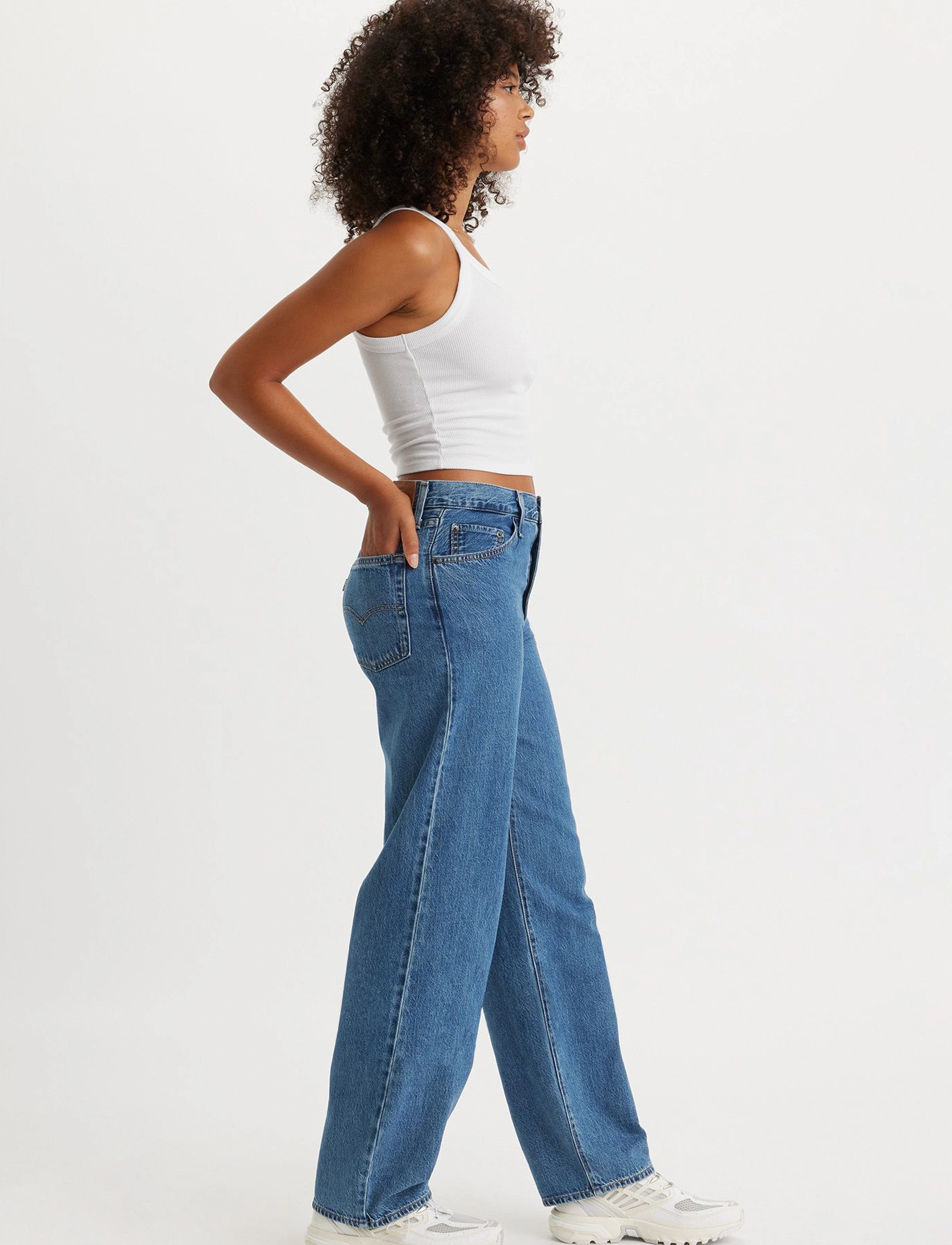Levi's® - BAGGY DAD HOLD MY PURSE - med indigo - flat finish - 4