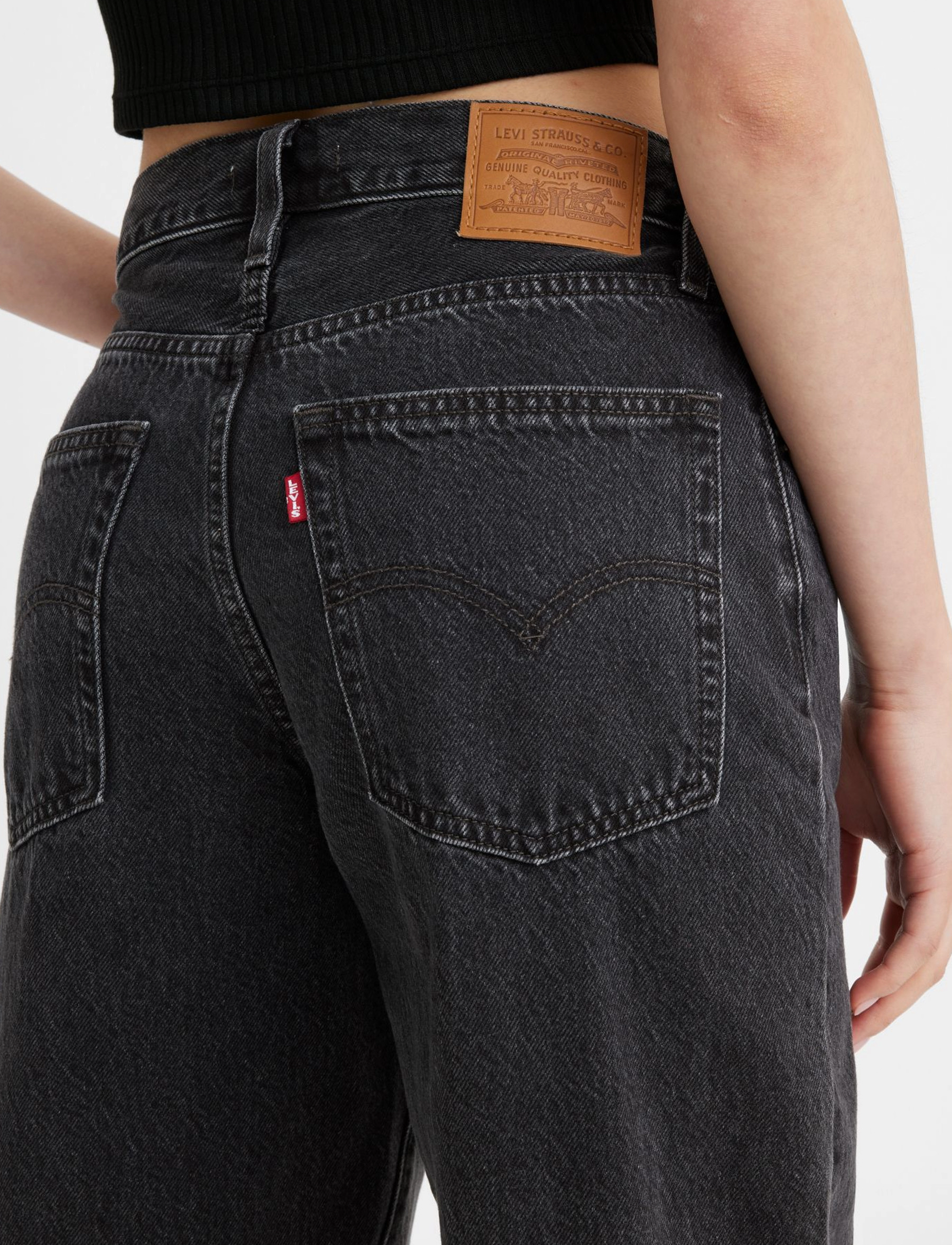LEVIS ® Baggy Dad Boot Barn Stone baggy jeans dam – bild 5