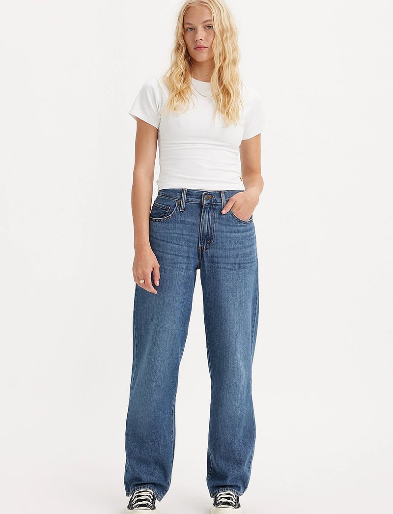 Levi's® - BAGGY DAD BLUE UTOPIA - boyfriend jeans - dark indigo - worn in - 3