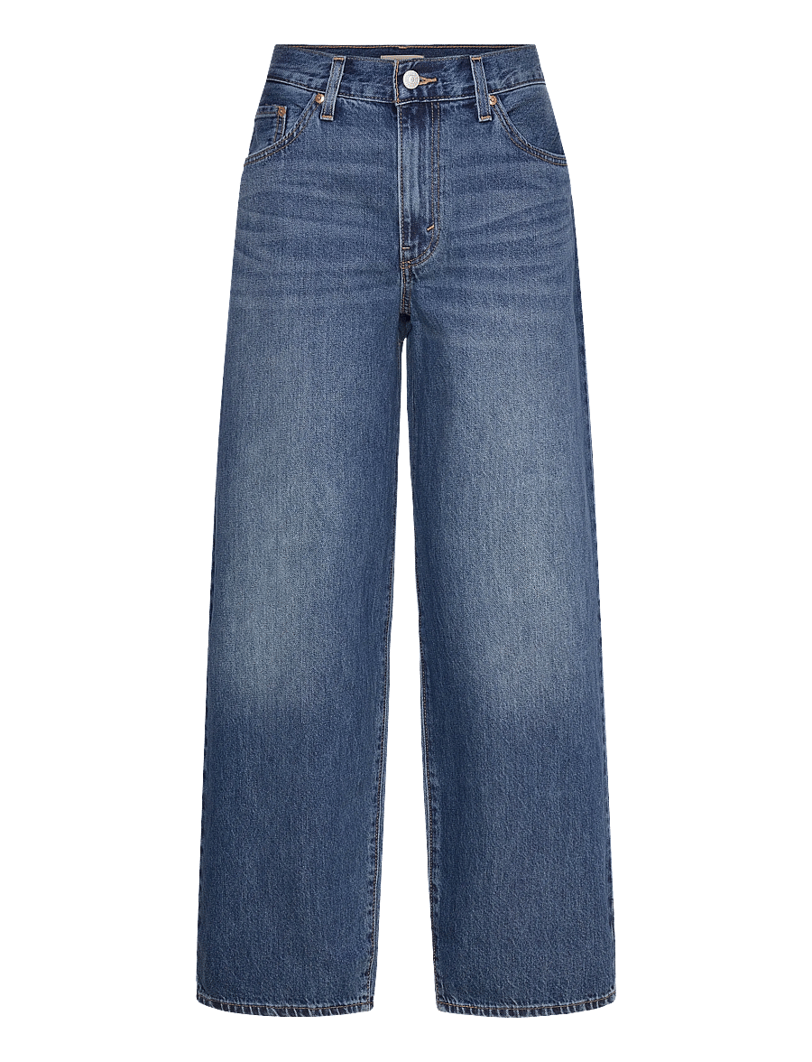 Levi's® - BAGGY DAD SHES NICE - wide leg jeans - dark indigo - worn in - 1
