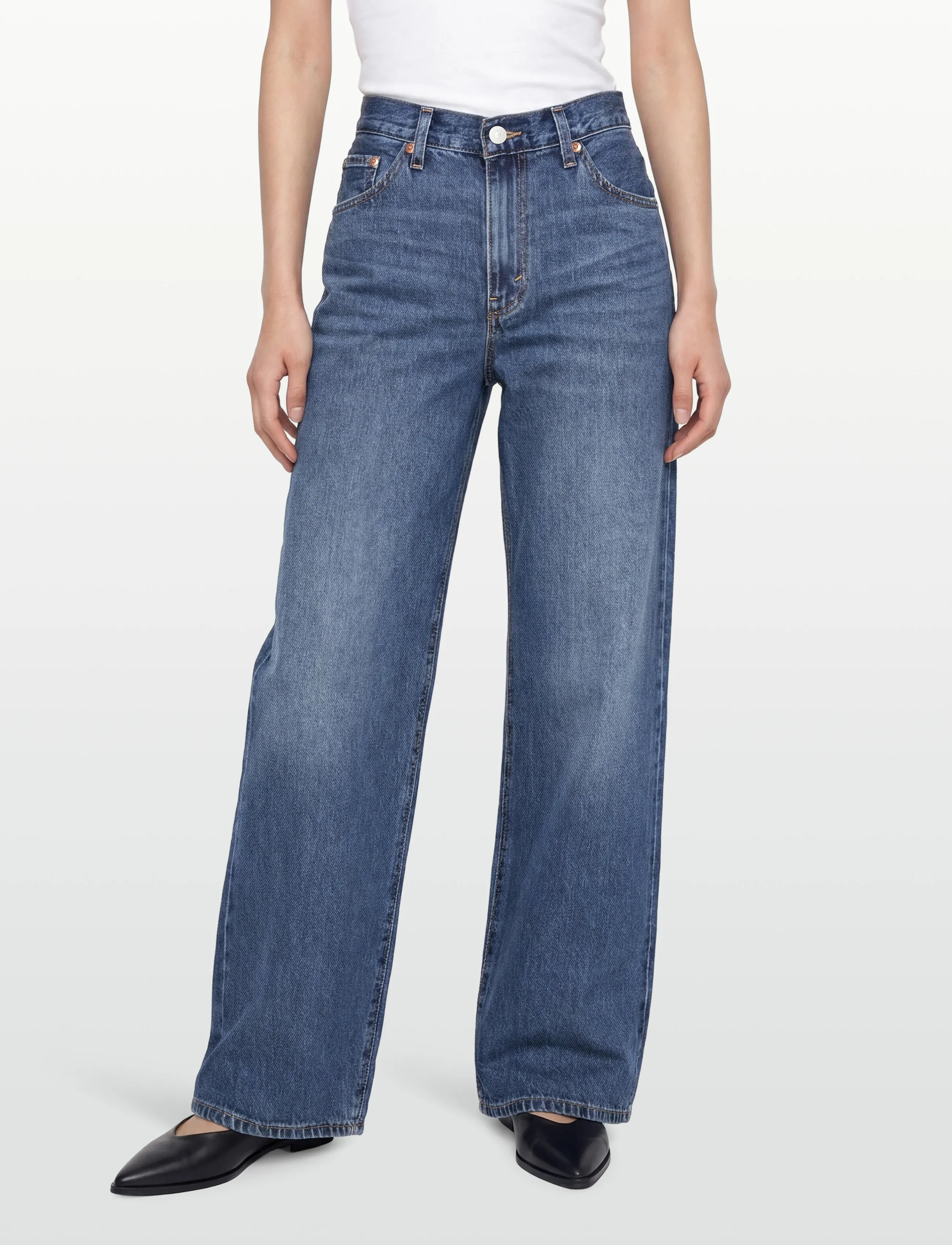 Levi's® - BAGGY DAD SHES NICE - laia säärega teksad - dark indigo - worn in - 3