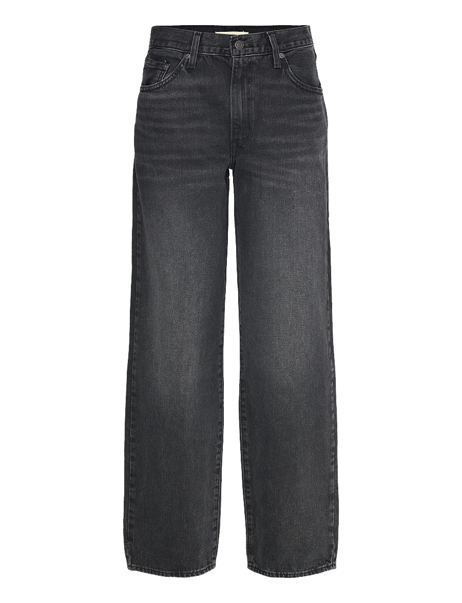 Levi's® - BAGGY DAD SHRINK UP - hosen mit weitem bein - blacks - 1