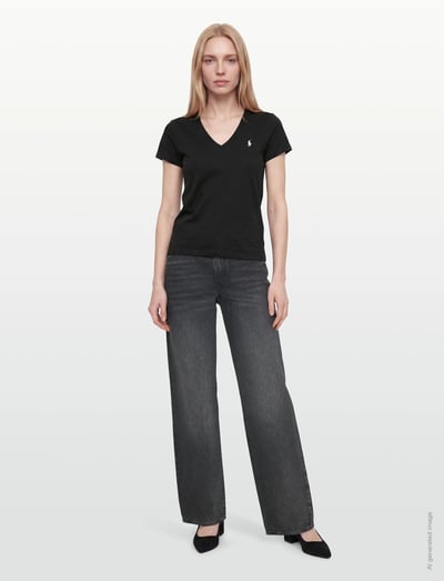 Levi's® BAGGY DAD SHRINK UP - Jeans - BLACKS / grey