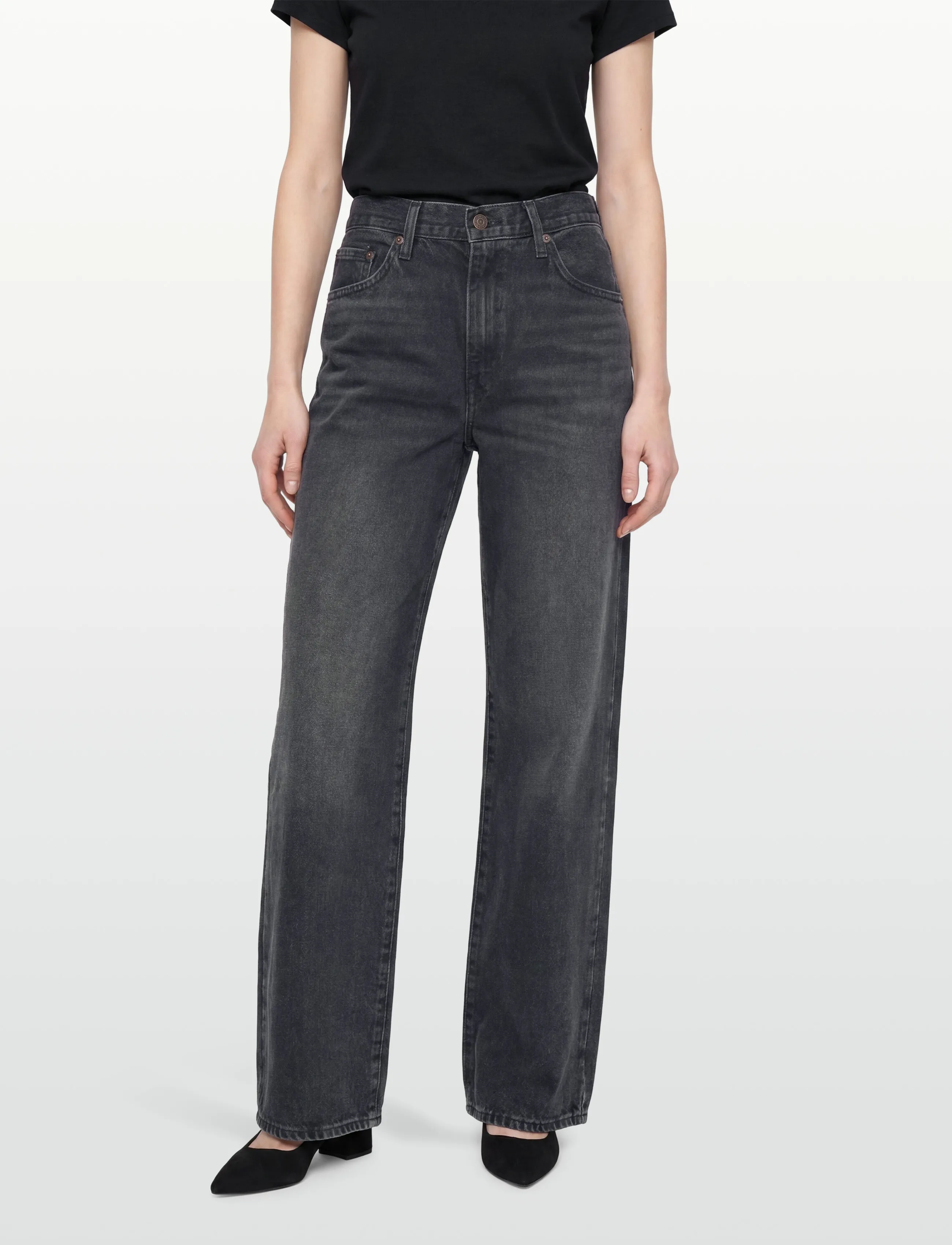 Levi's® - BAGGY DAD SHRINK UP - brede jeans - blacks - 3