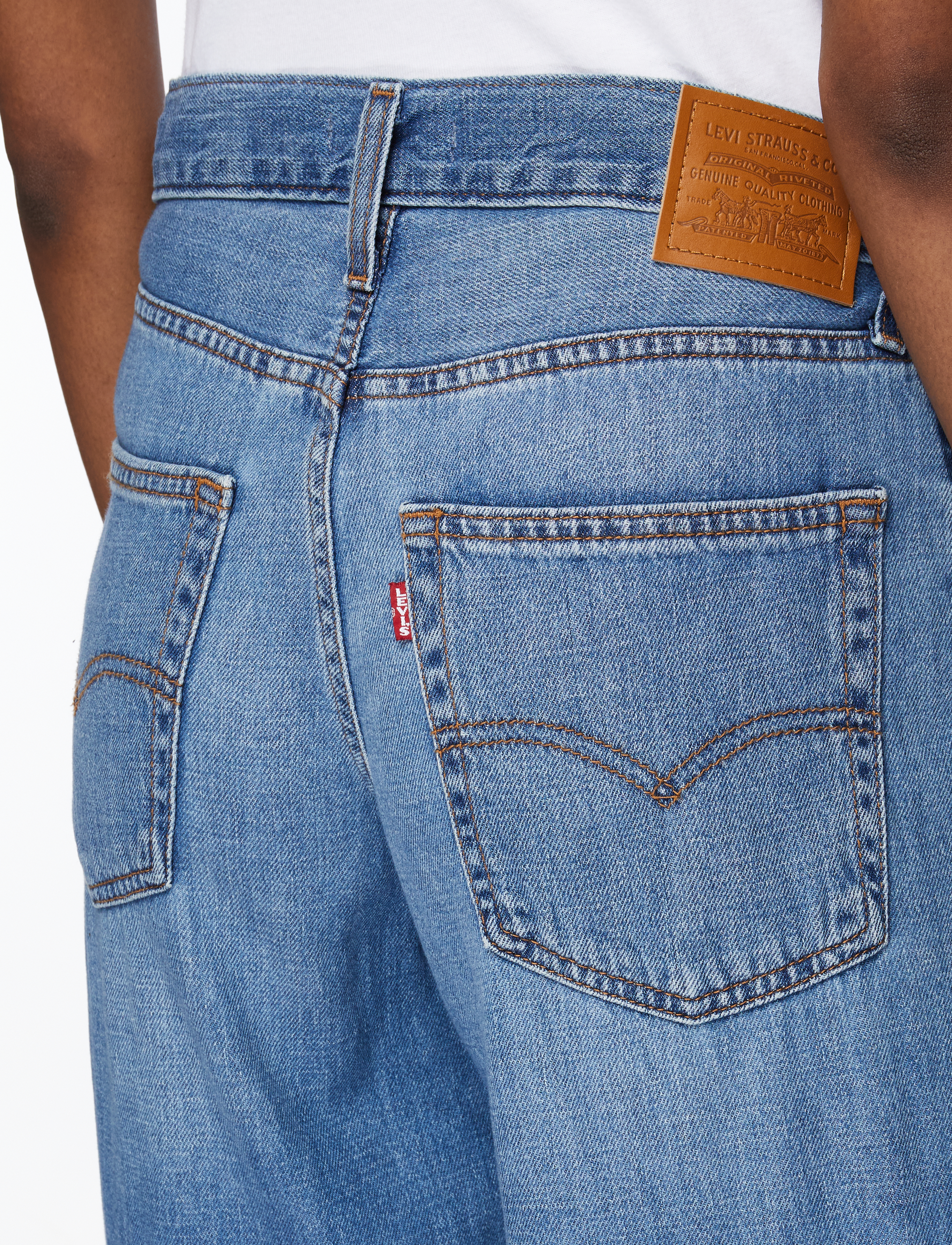 LEVIS ® Baggy Dad Heavy Check baggy jeans dam – bild 6