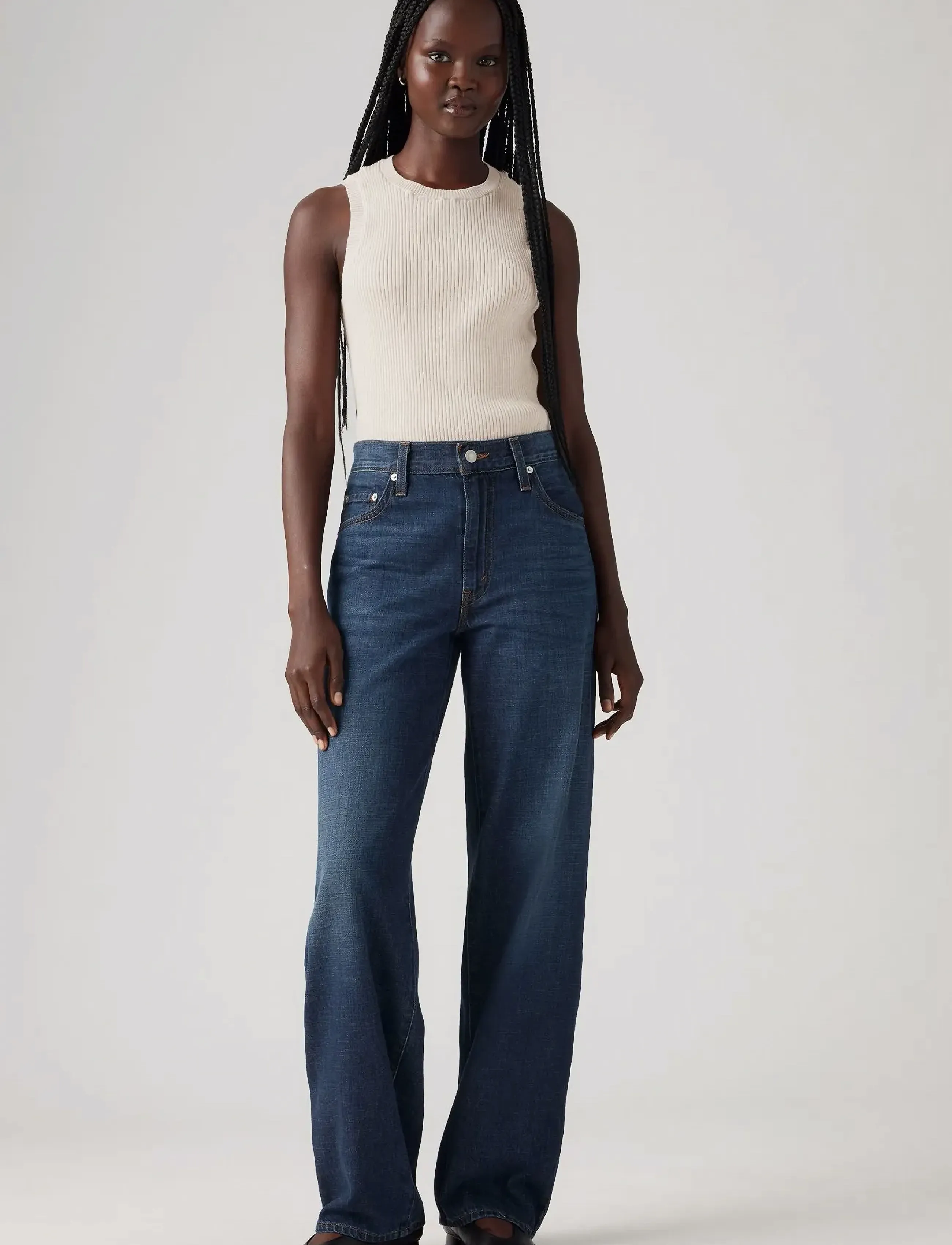 Levi's® BAGGY DAD DO YOU MIND - Transitional Layering - DARK INDIGO - FLAT FINISH / navy