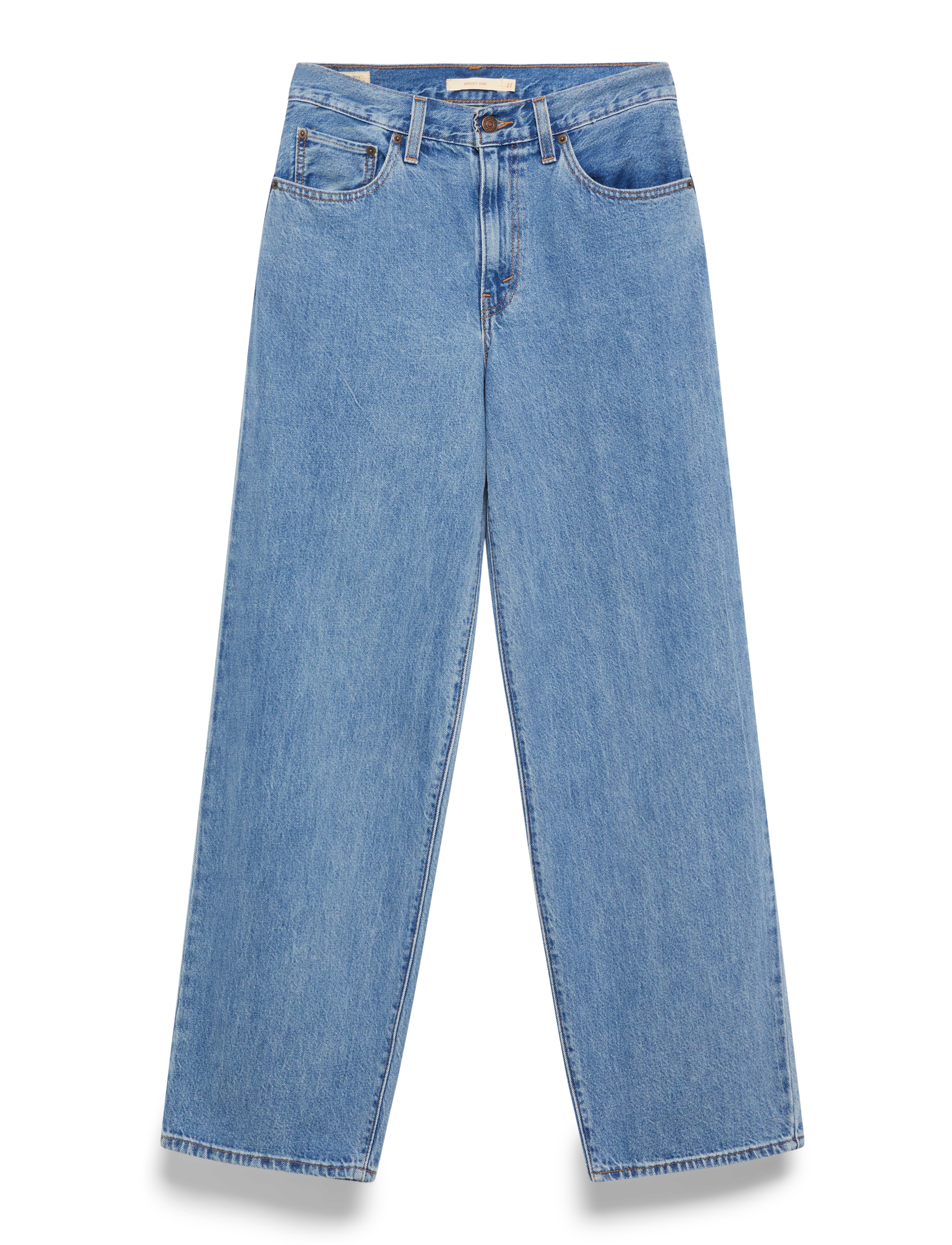 Levi's® BAGGY DAD OWN IT STONE - Jeans - MED INDIGO - WORN IN / blue