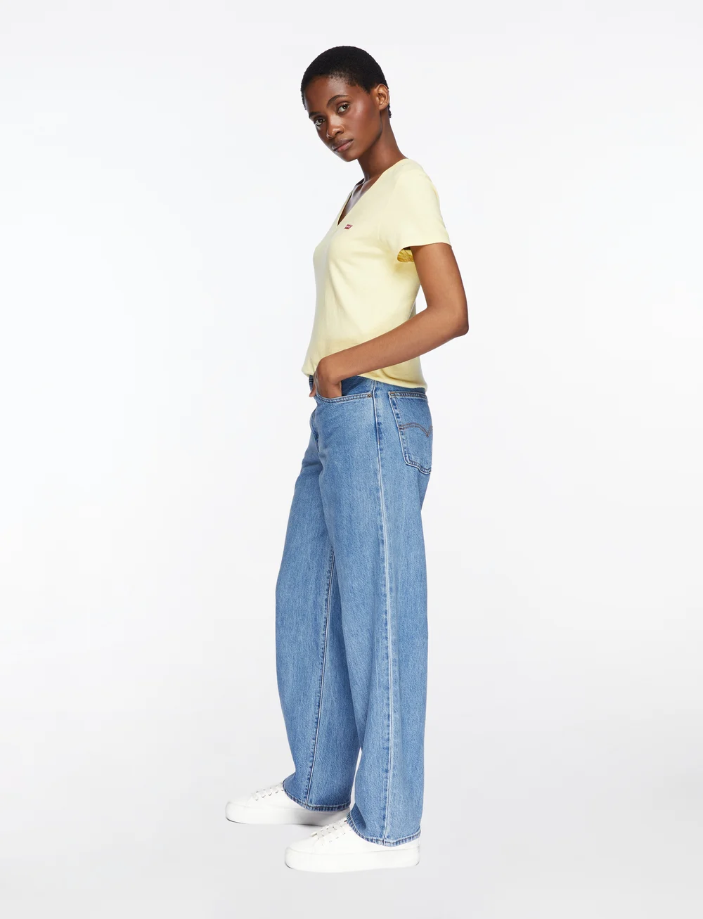 Levi's® - BAGGY DAD OWN IT STONE - sirge säärega teksad - med indigo - worn in - 3