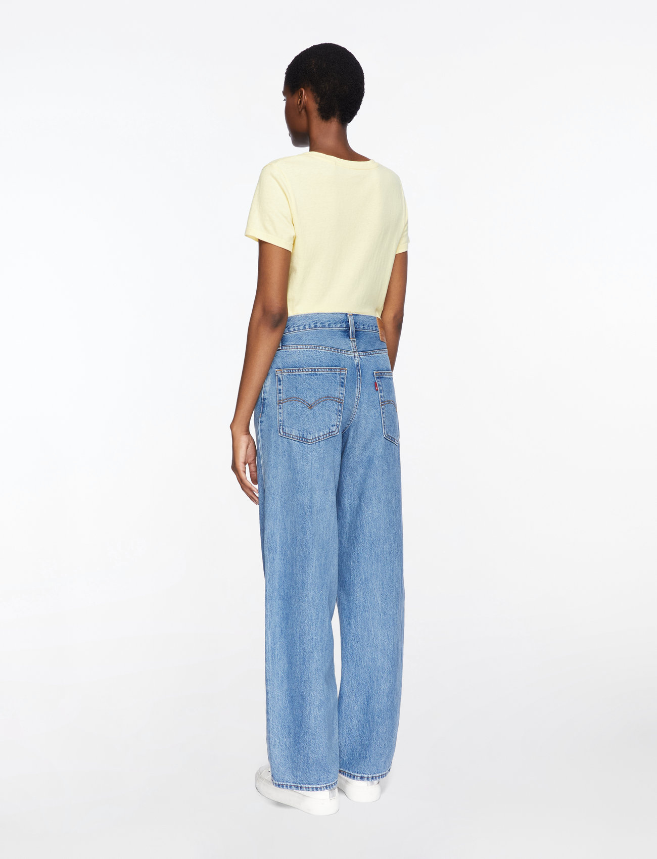 Levi's® - BAGGY DAD OWN IT STONE - straight jeans - med indigo - worn in - 4