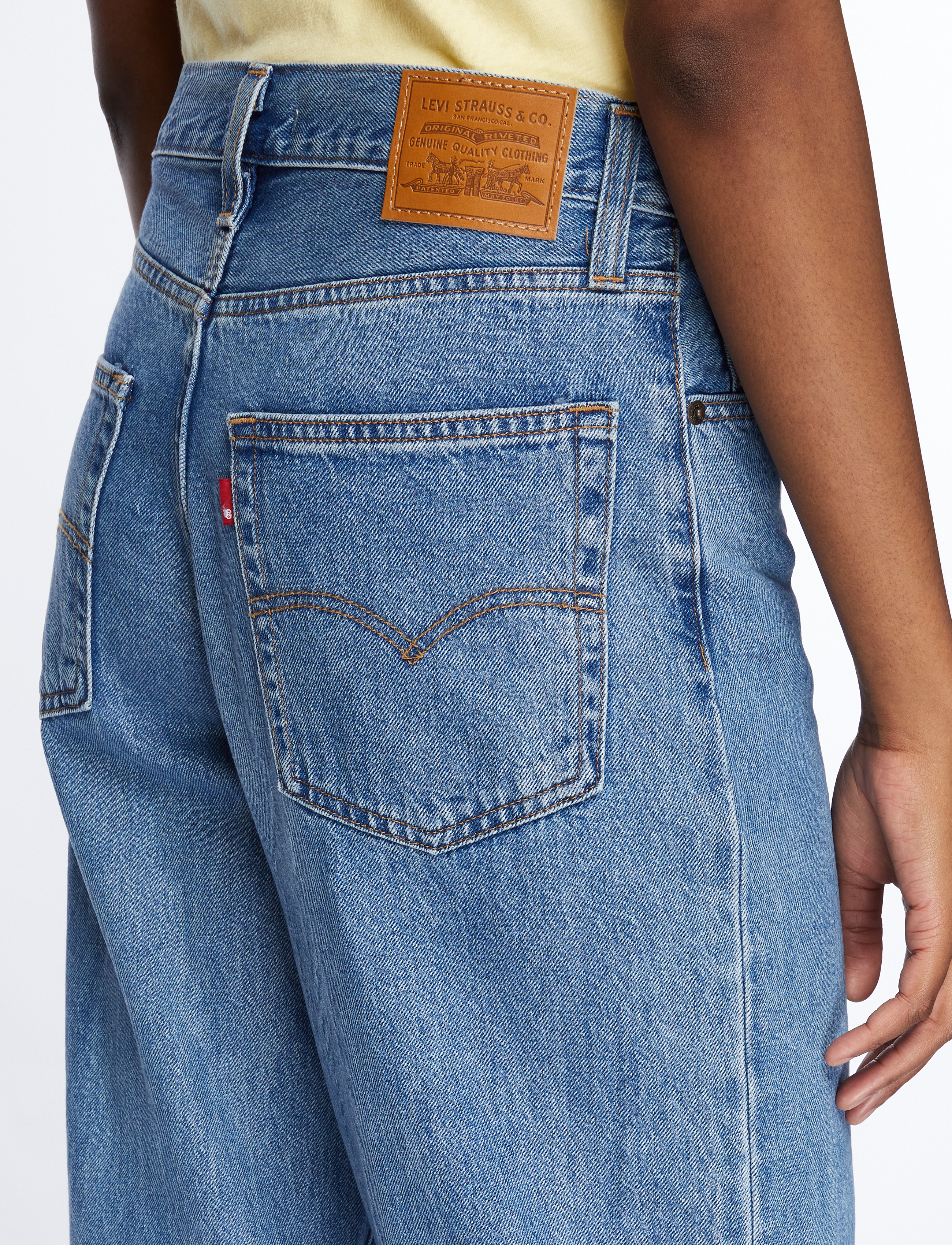 Levi's® - BAGGY DAD OWN IT STONE - straight jeans - med indigo - worn in - 5