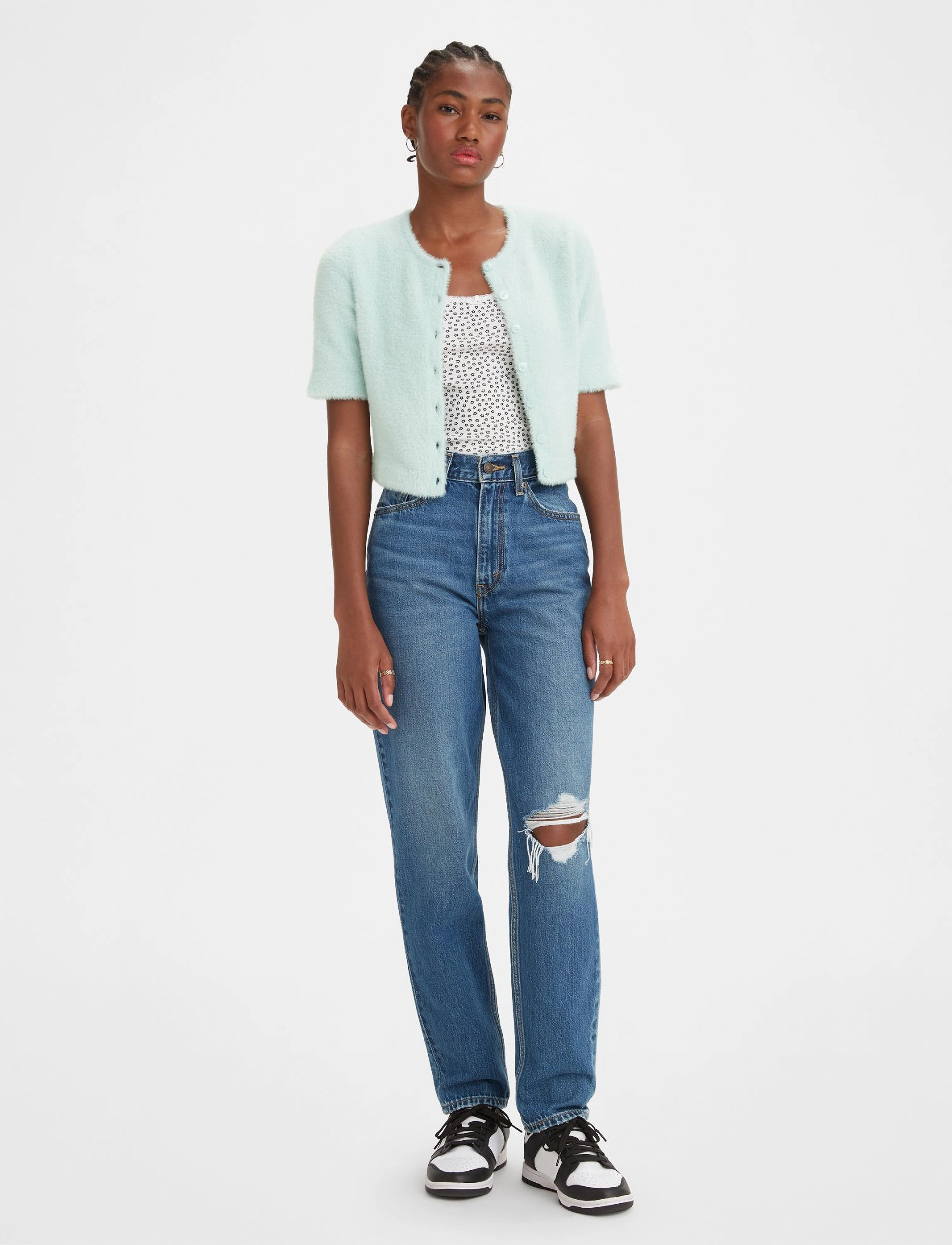 Levi's® - 80S MOM JEAN Z2028 MEDIUM INDI - med indigo - worn in - 3