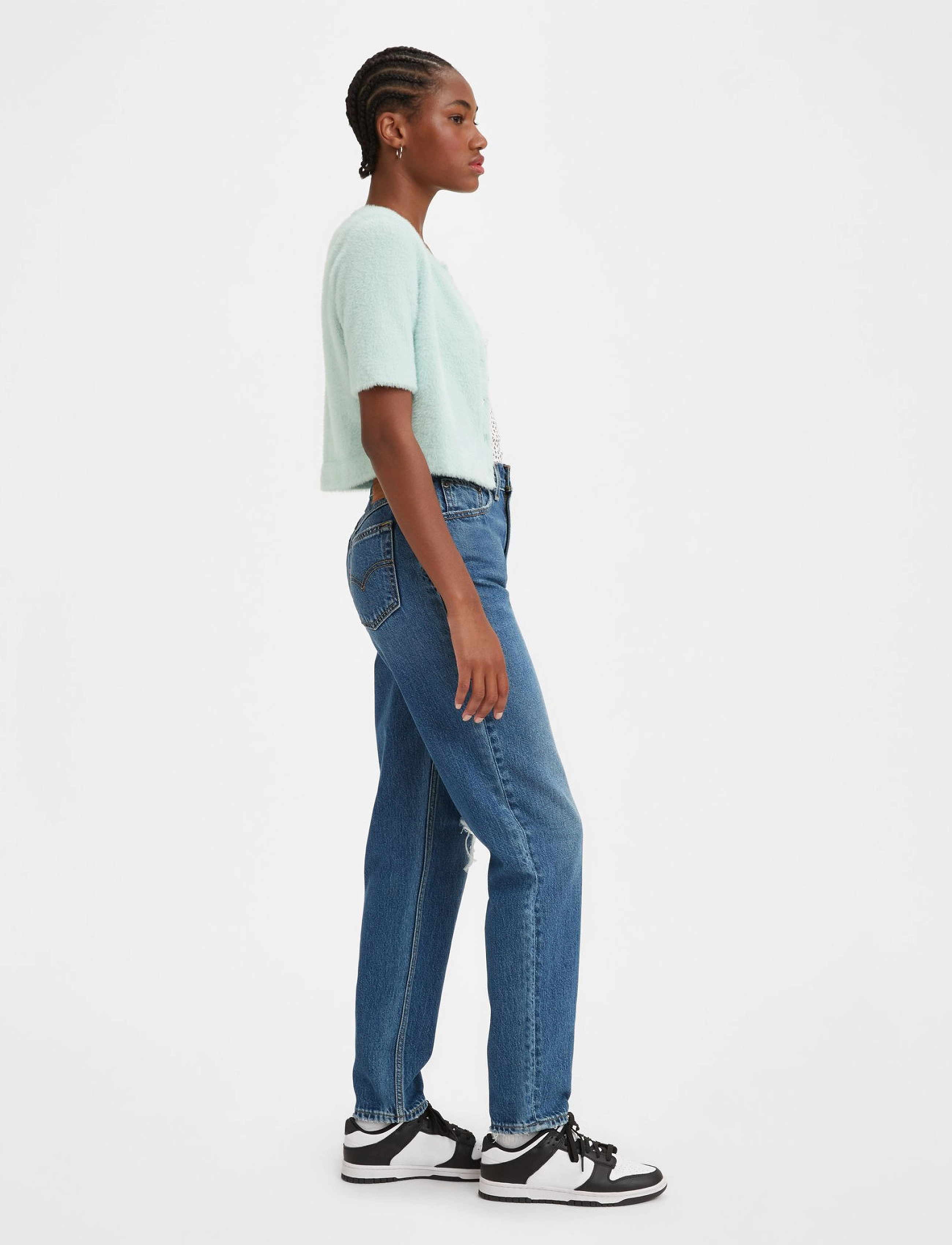 Levi's® - 80S MOM JEAN Z2028 MEDIUM INDI - med indigo - worn in - 5