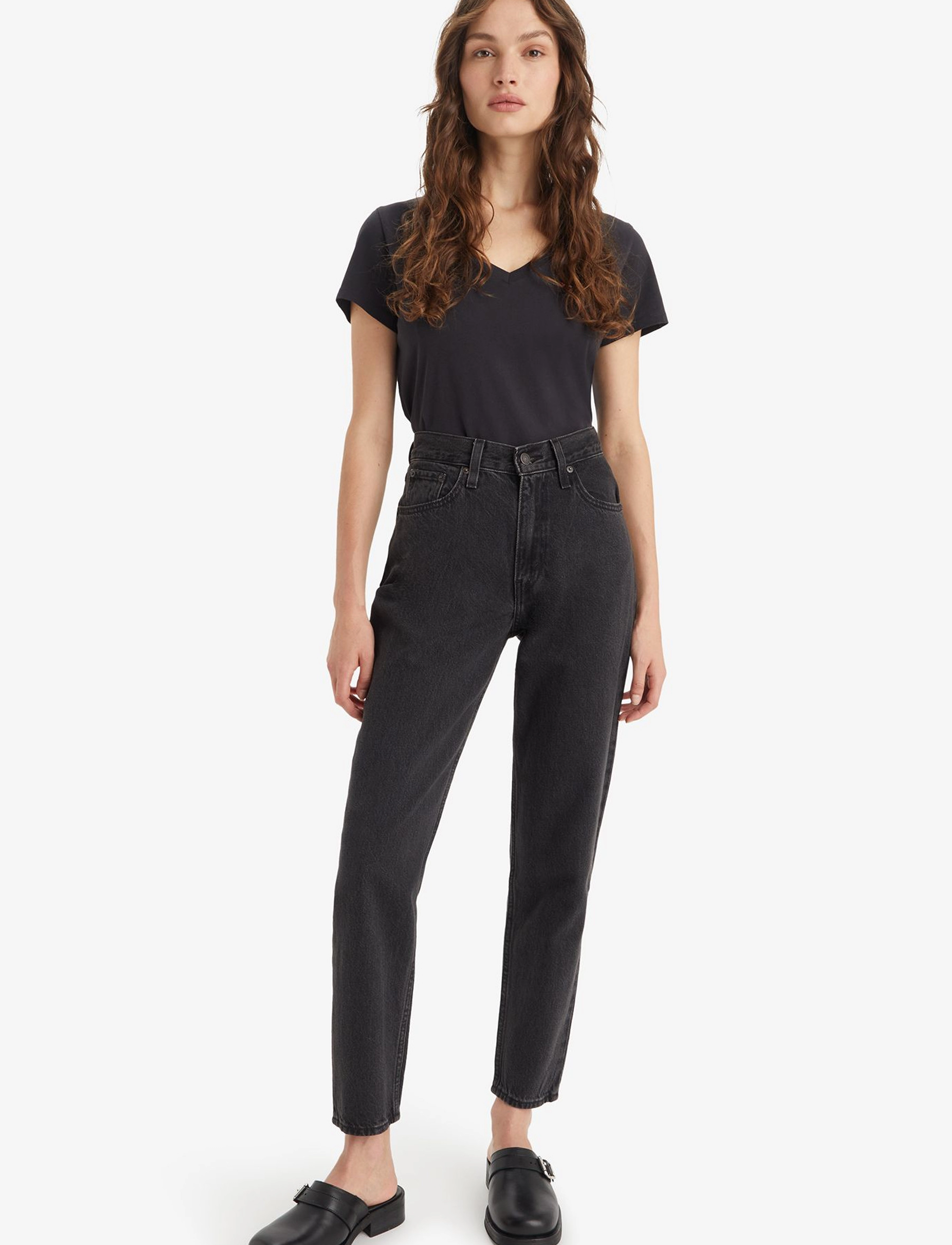 Levi's® 80S MOM JEAN NOT TO INTERRUPT - Tøj - BLACKS / black