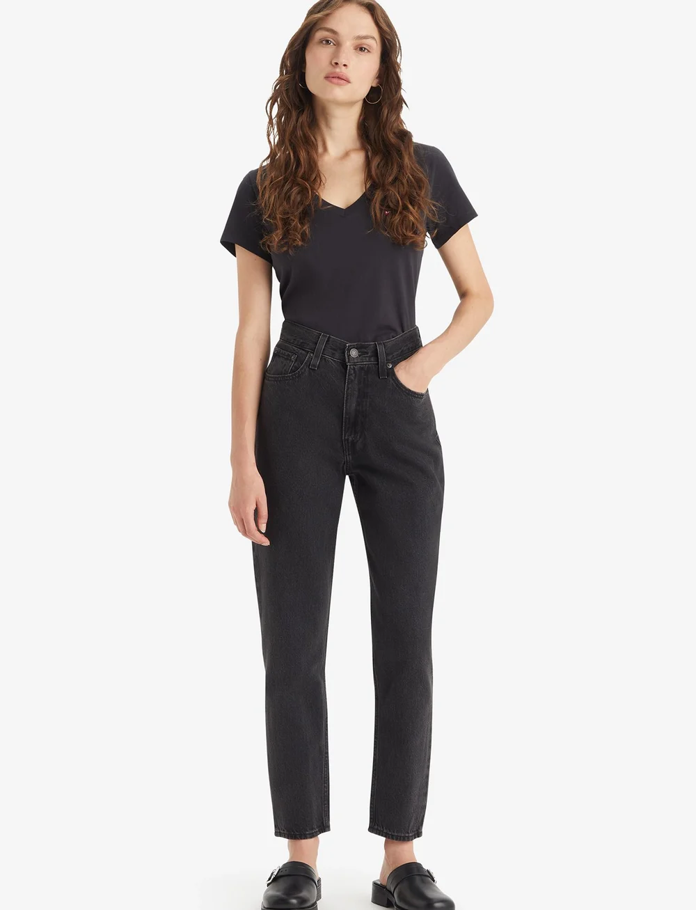 Levi's® - 80S MOM JEAN NOT TO INTERRUPT - mom-lõikega teksad - blacks - 3