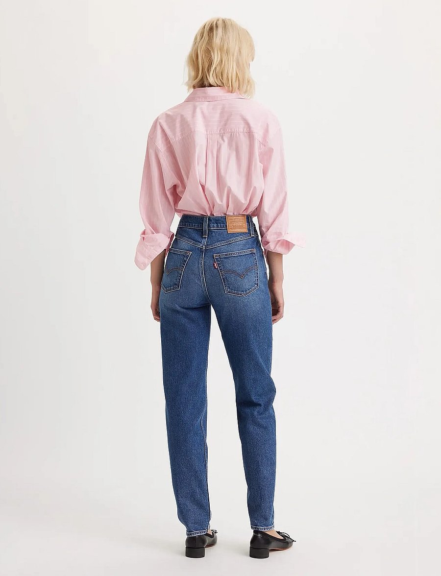 Levi's® - 80S MOM JEAN TOUGH COOKIE - mom-farkut - dark indigo - worn in - 4