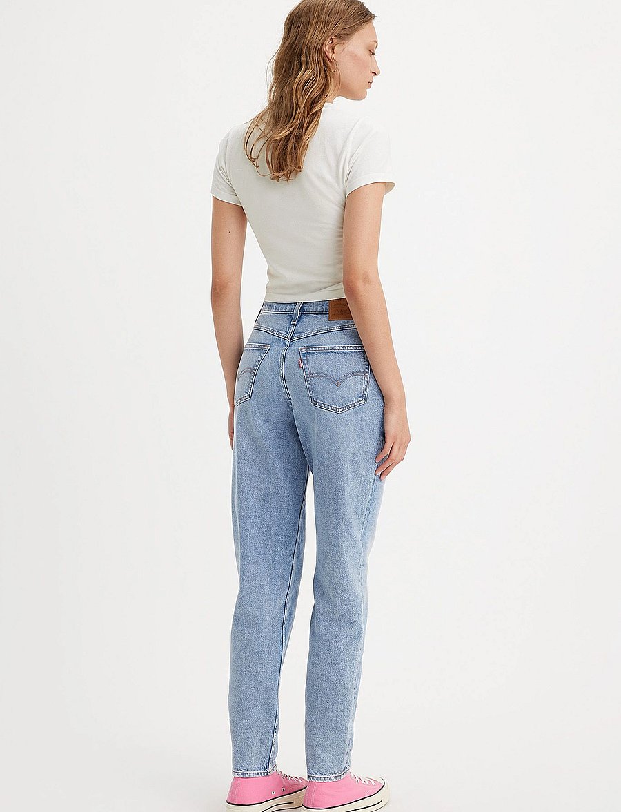Levi's® - 80S MOM JEAN HOWS MY DRIVING - mom-teksad - med indigo - worn in - 3