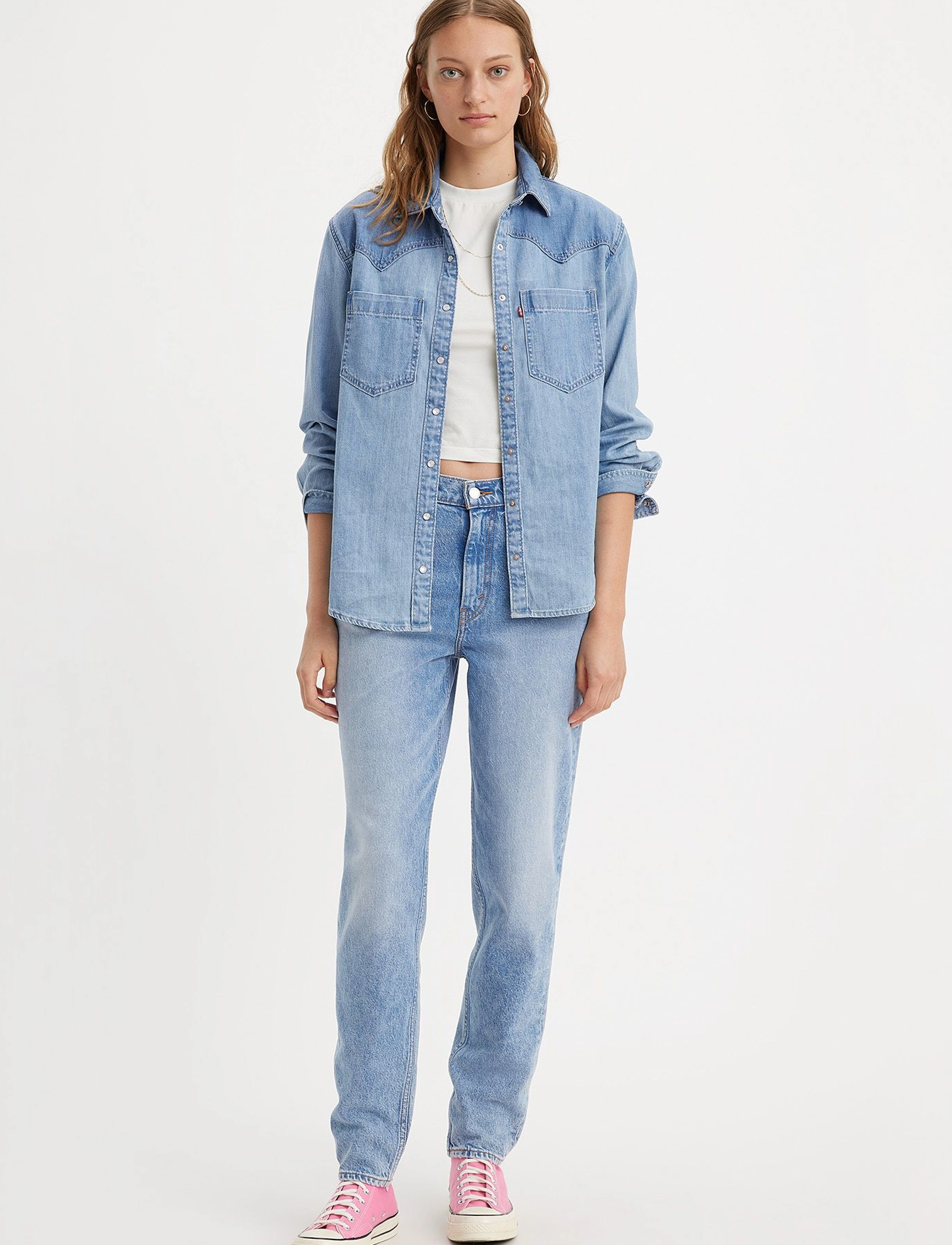 Levi's® - 80S MOM JEAN HOWS MY DRIVING - mom džinsai - med indigo - worn in - 4