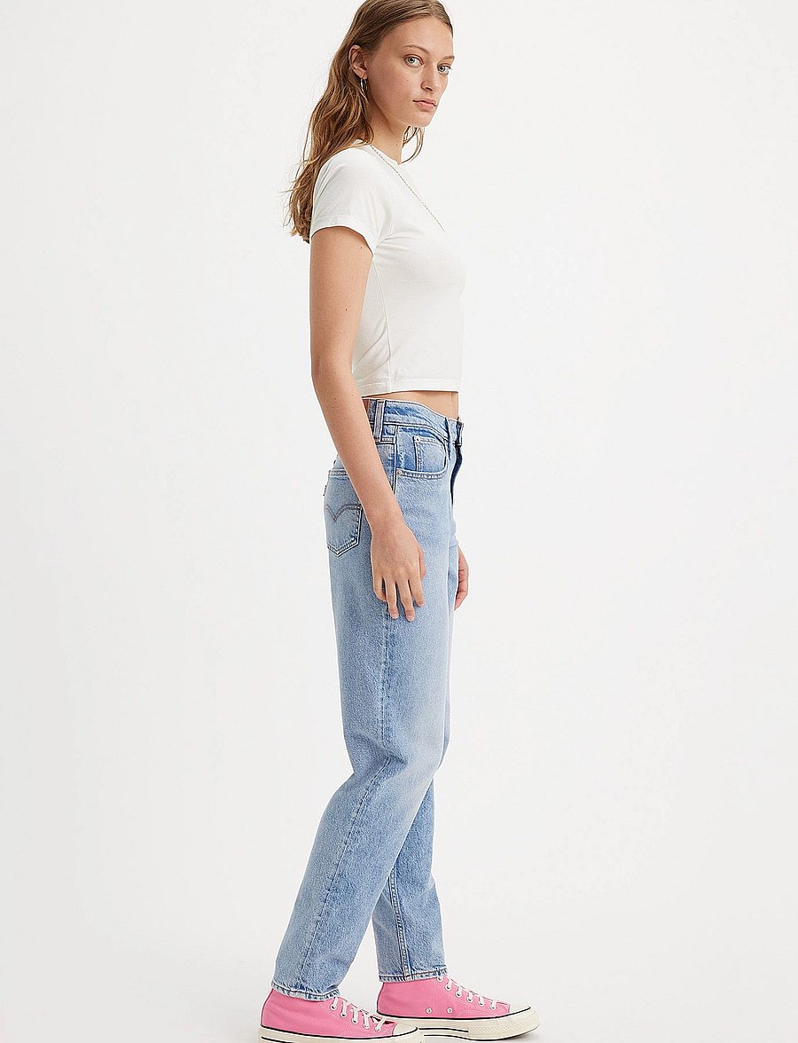 Levi's® - 80S MOM JEAN HOWS MY DRIVING - mom-teksad - med indigo - worn in - 5