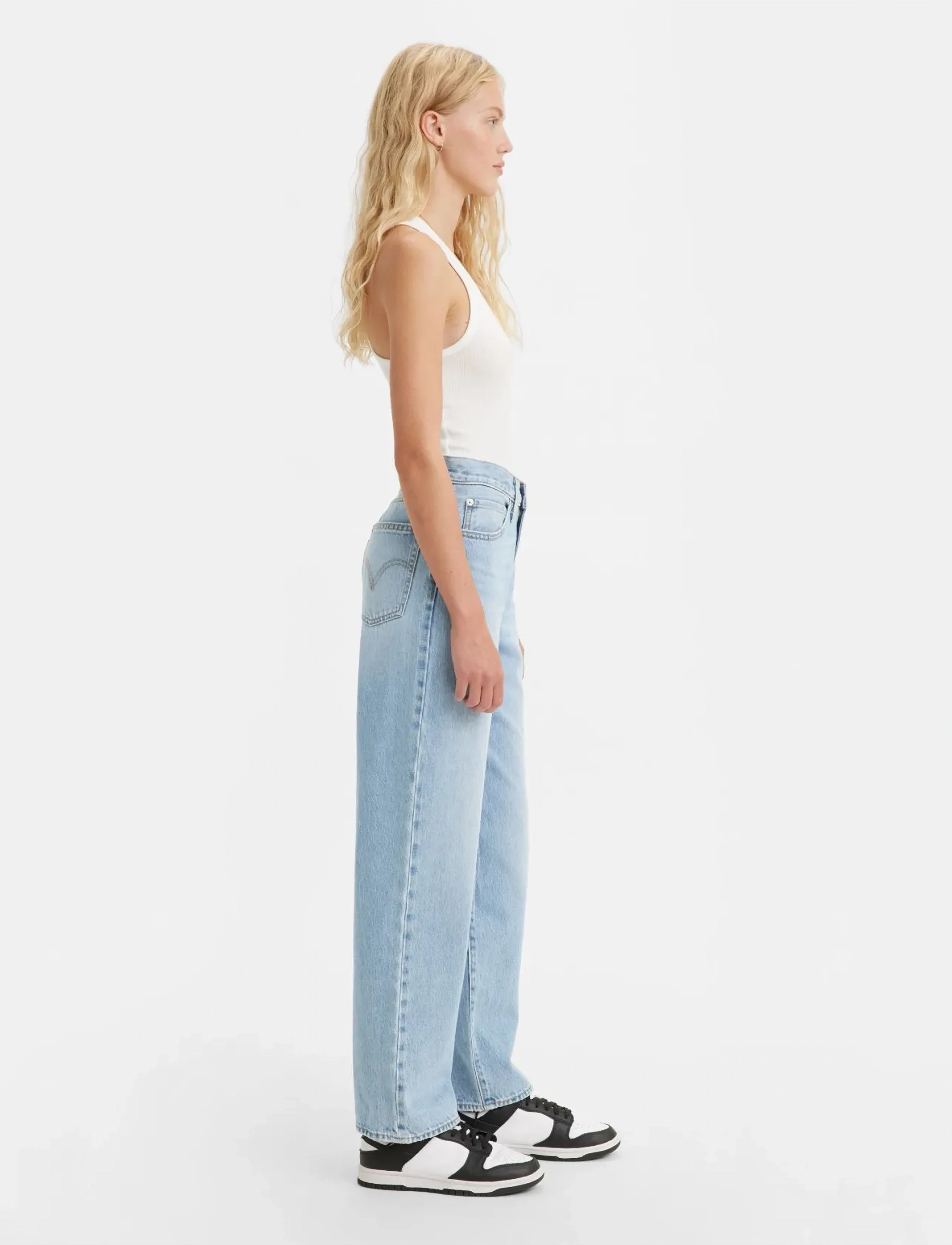 Levi's® - 94 BAGGY LIGHT TOUCH - light indigo - worn in - 3