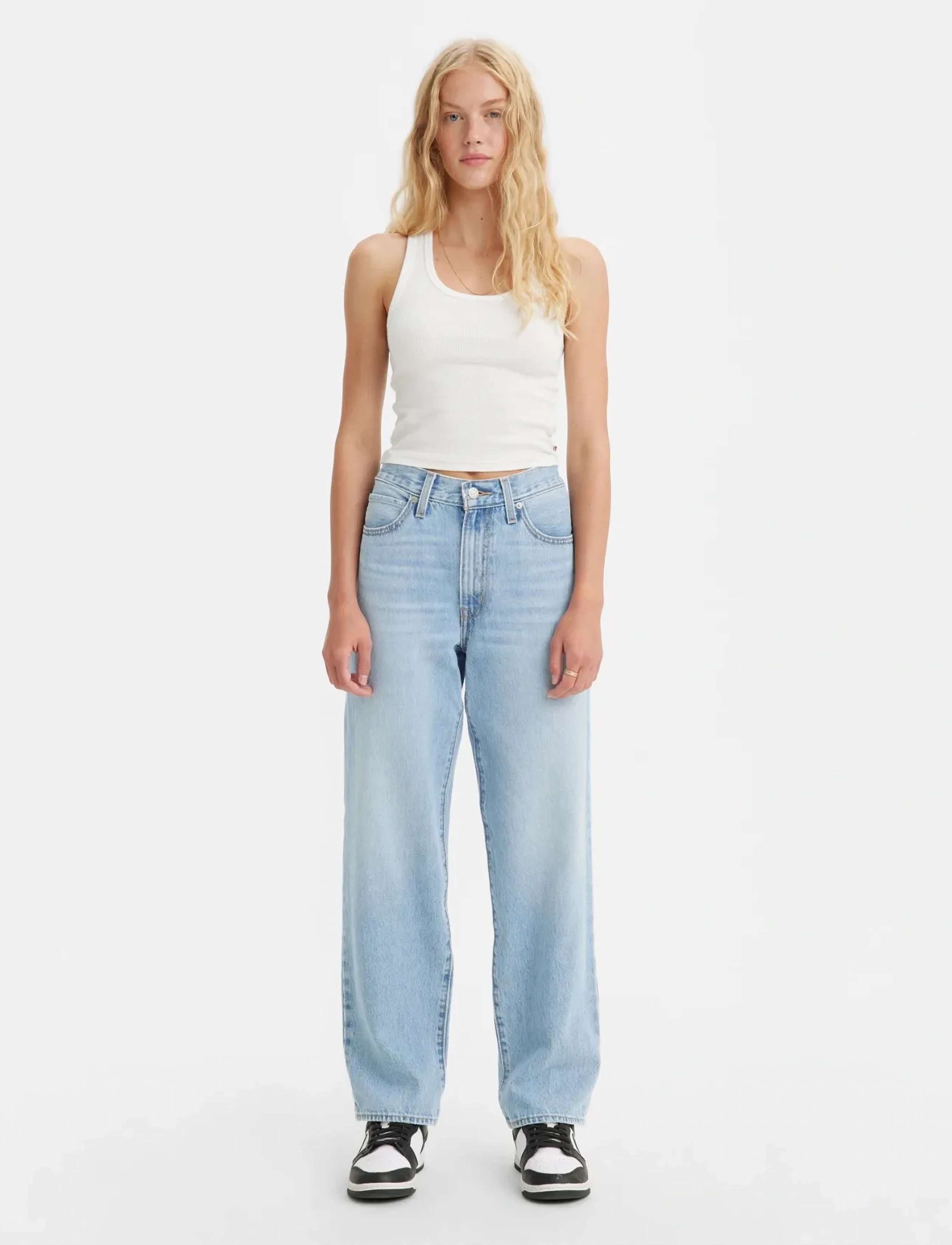 Levi's® - 94 BAGGY LIGHT TOUCH - light indigo - worn in - 4
