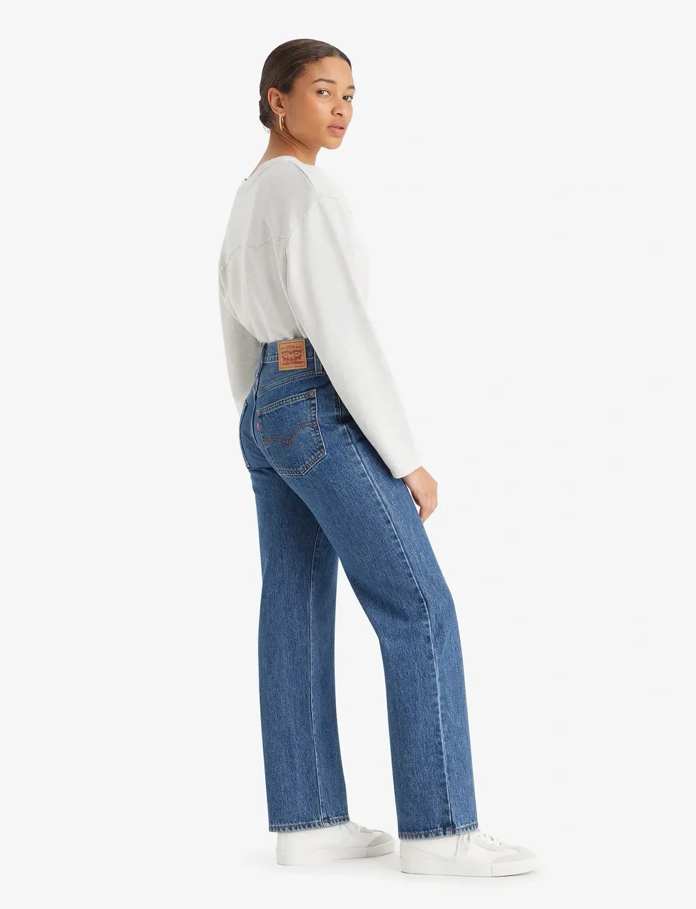 Levi's® - 94 BAGGY MASTERMIND - wide leg jeans - med indigo - worn in - 2